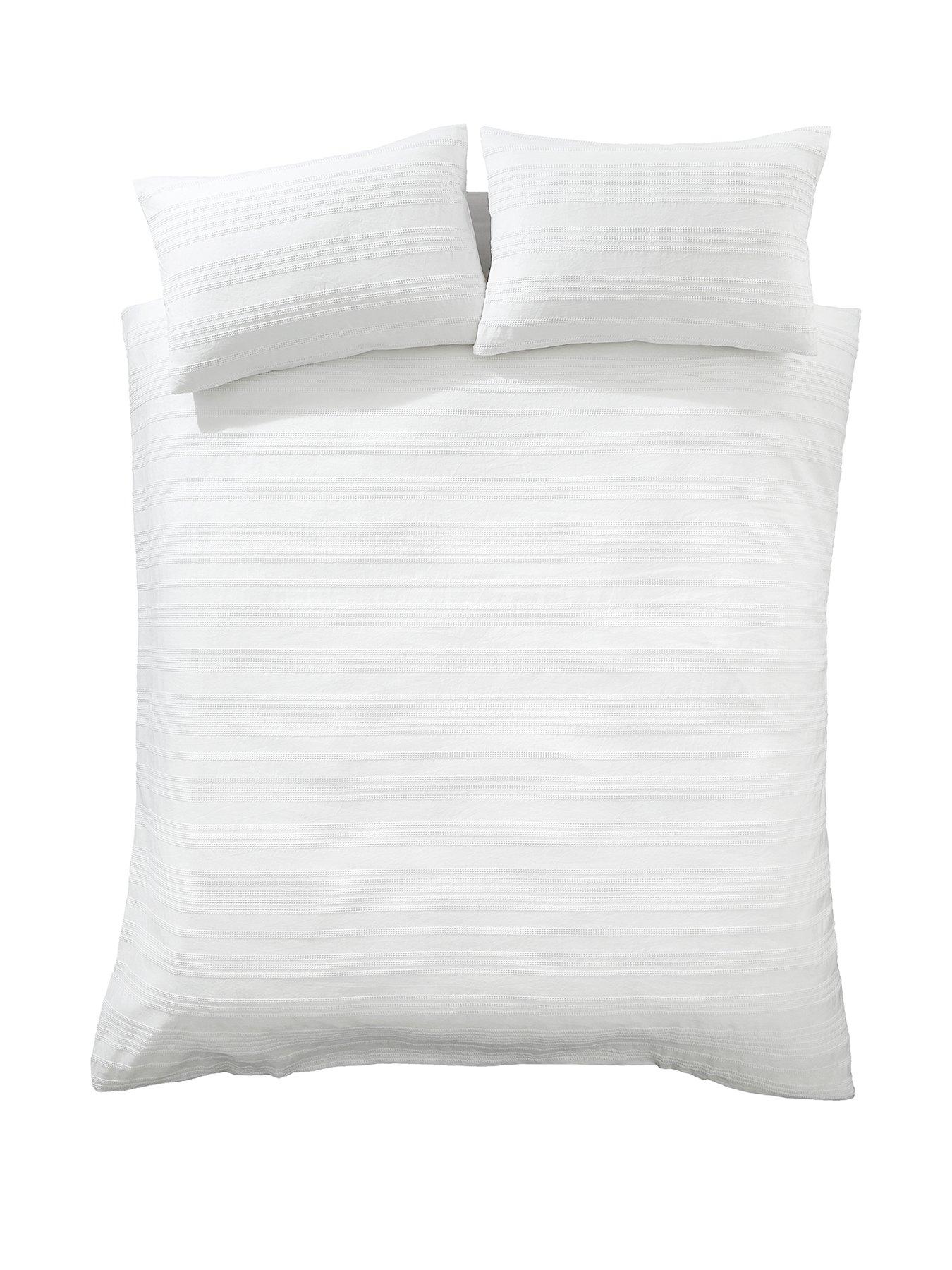 bianca-waffle-cotton-stripe-100-cotton-duvet-set-whitestillFront