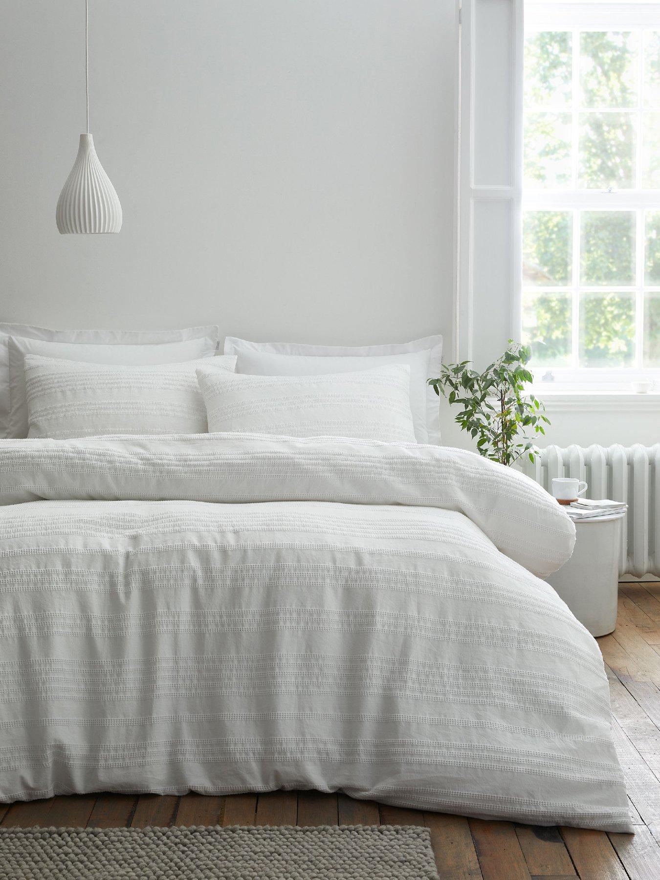 bianca-waffle-cotton-stripe-100-cotton-duvet-set-whiteoutfit