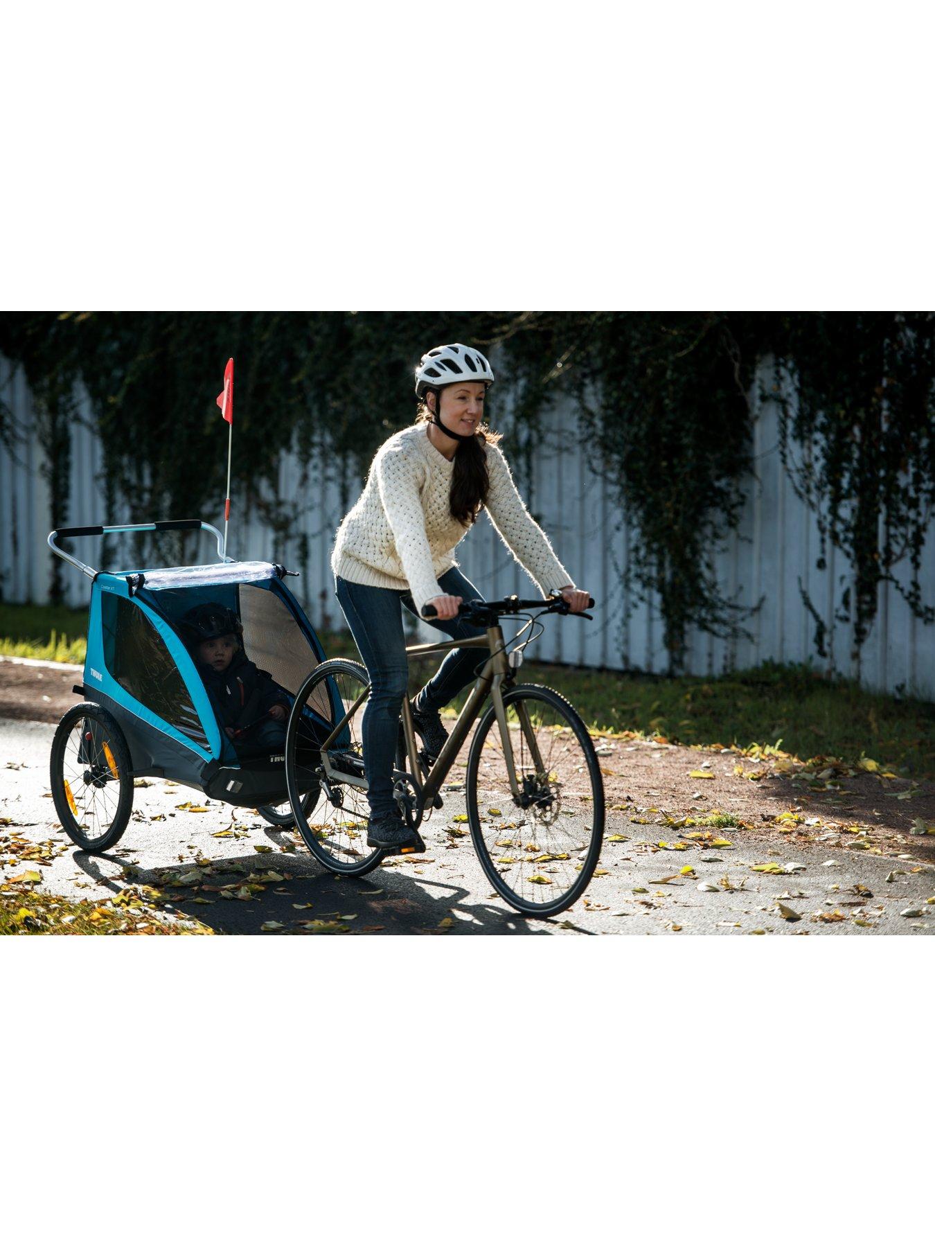 Image 6 of 6 of THULE Coaster XT bike trailer+Stroll- Blue