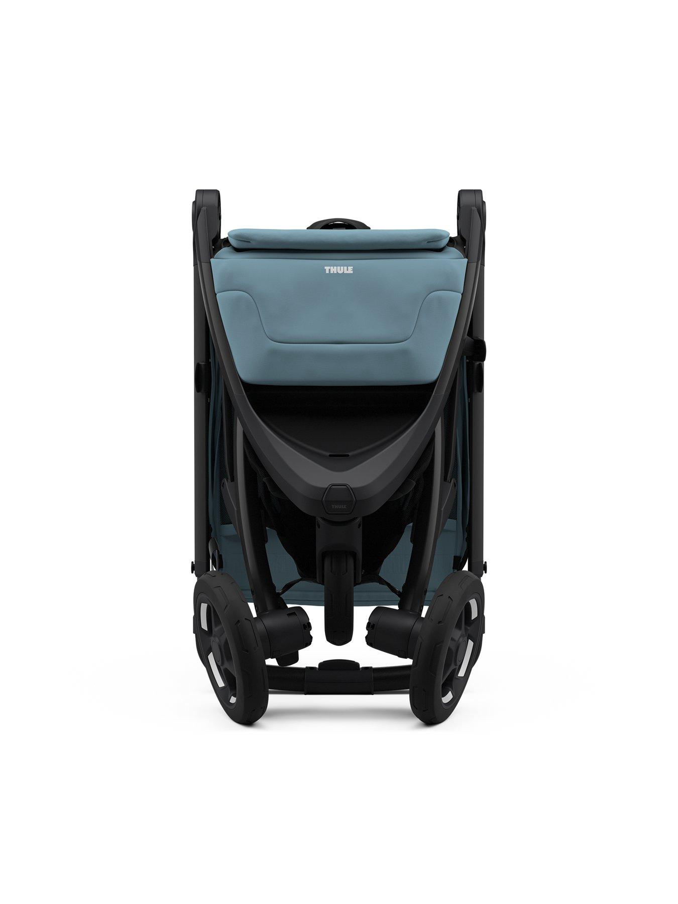 Image 4 of 5 of THULE Spring 2 stroller mid blue on black