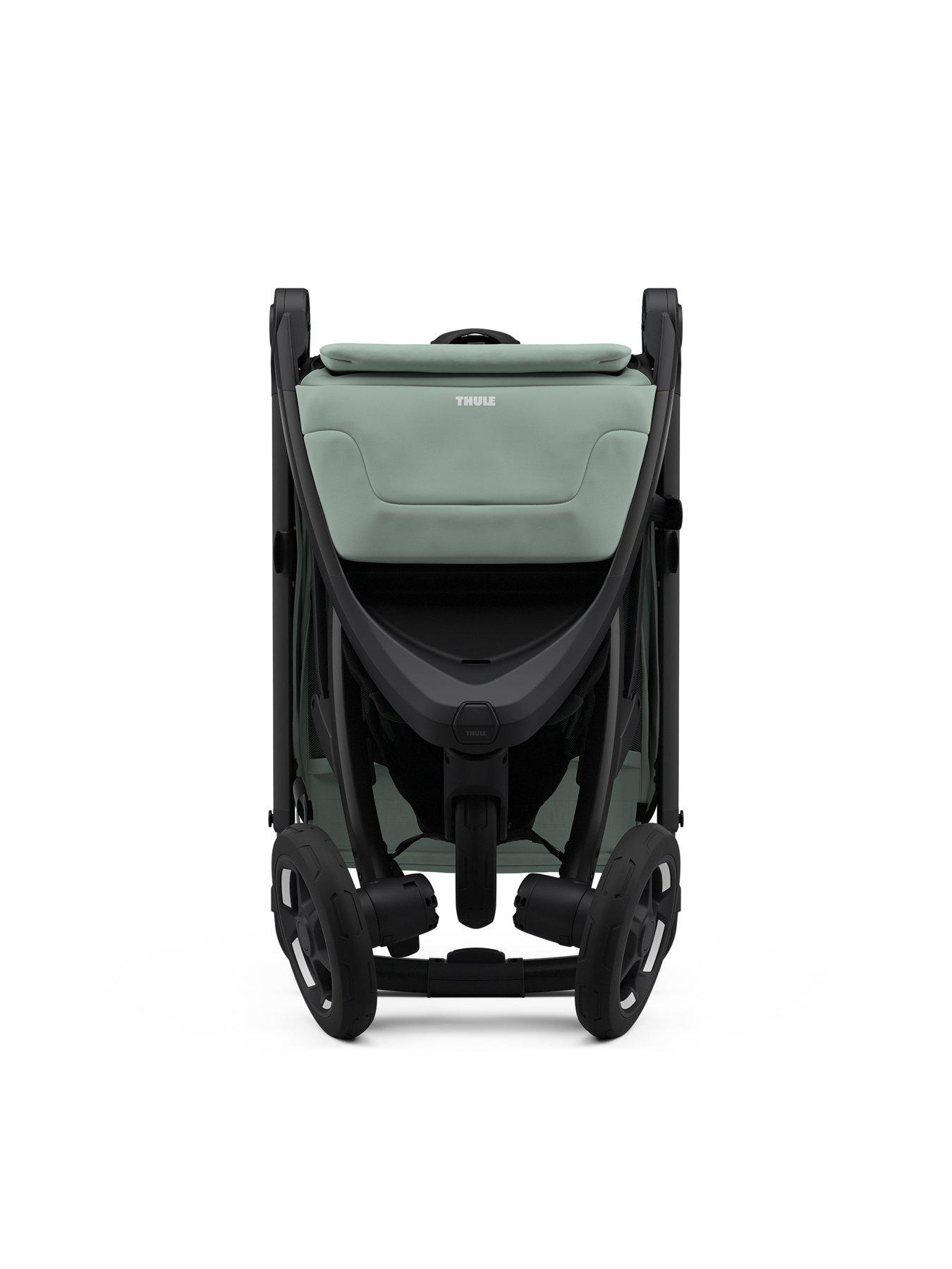 Image 5 of 6 of THULE Spring 2 stroller mist green on black