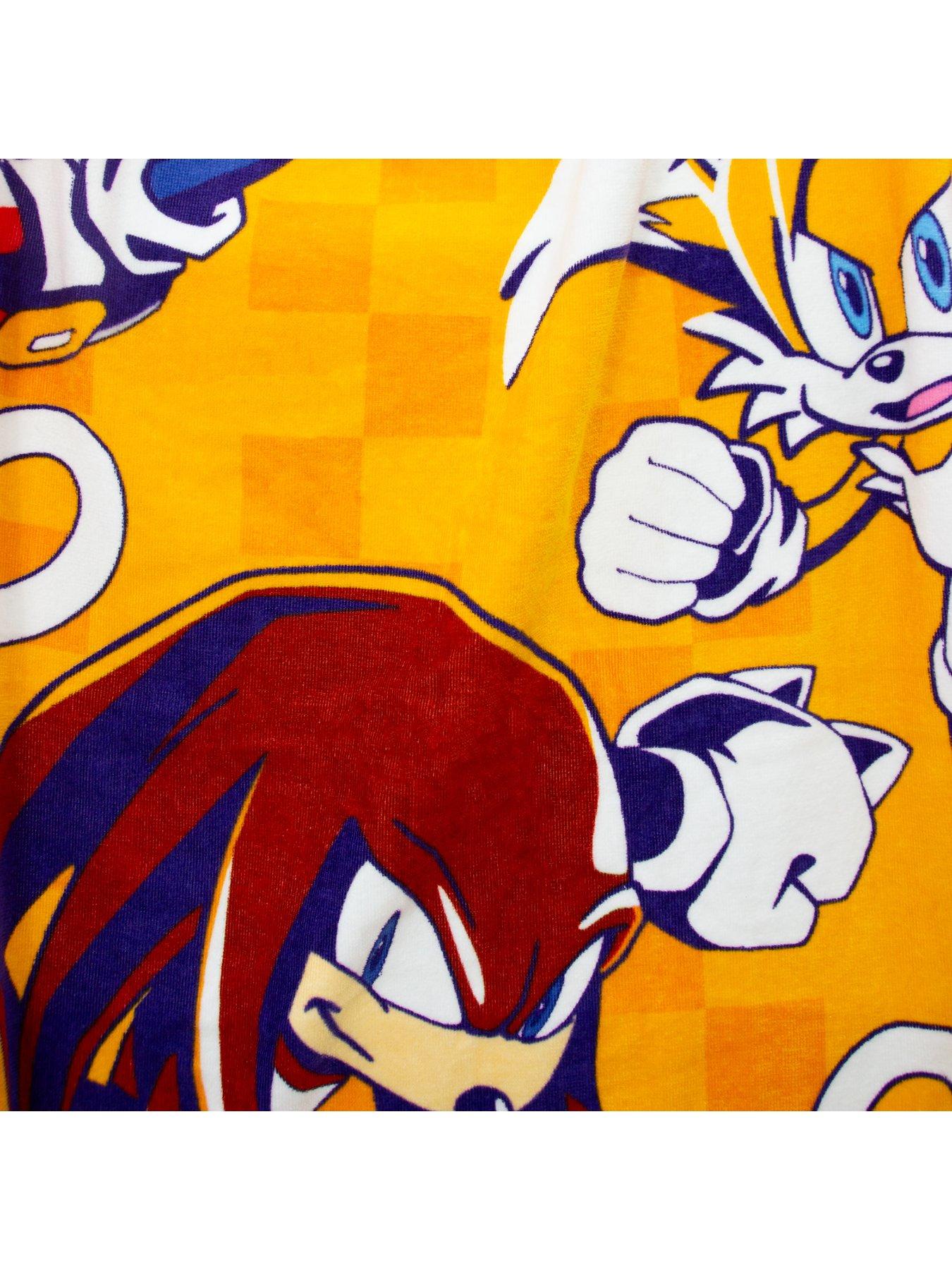 Image 2 of 5 of Sonic the Hedgehog Sonic The Hedgehog Play Beach Towel