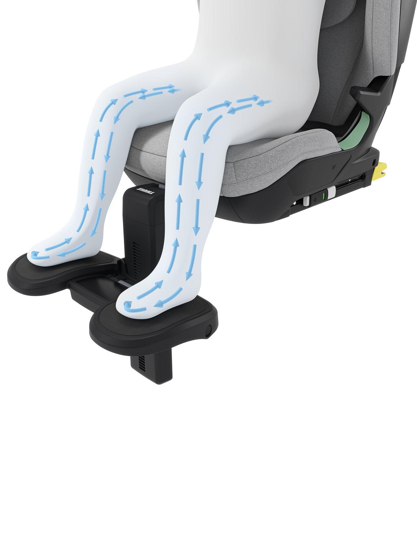 Image 7 of 7 of THULE Palm booster seat black & Palm Footrest - Beige