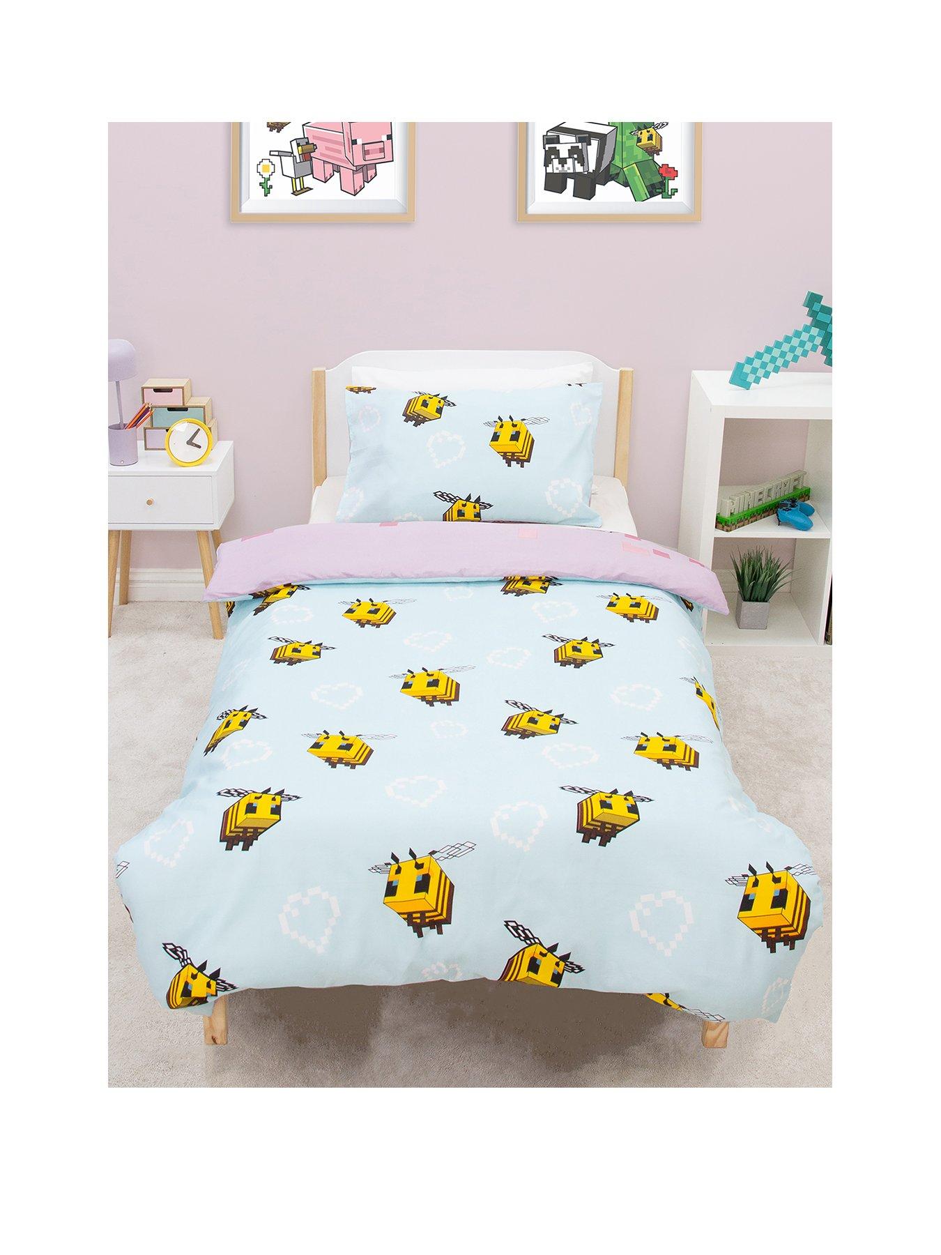 Image 2 of 7 of Minecraft Minecraft Group Panel Duvet- Single