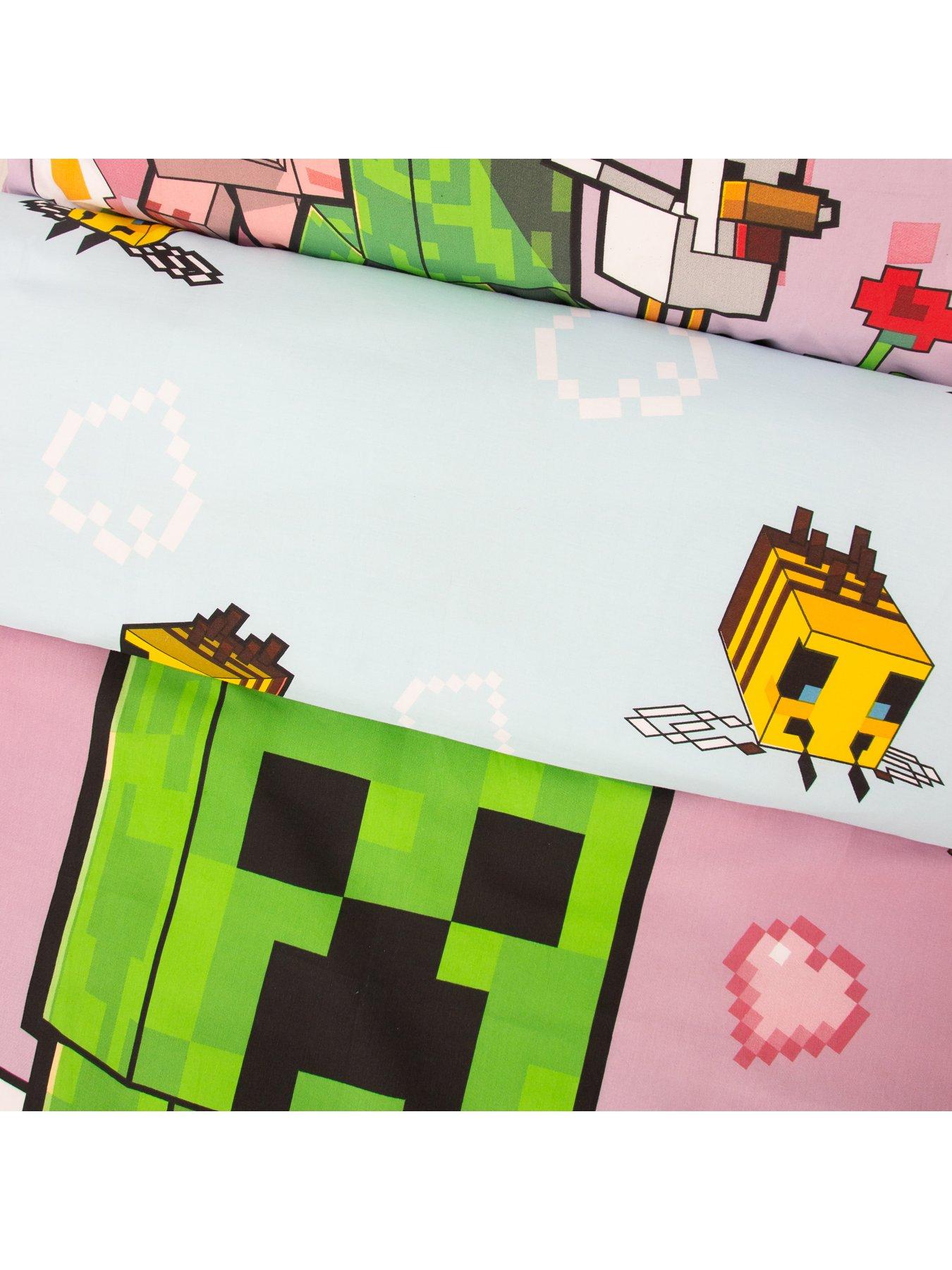 Image 5 of 7 of Minecraft Minecraft Group Panel Duvet- Single
