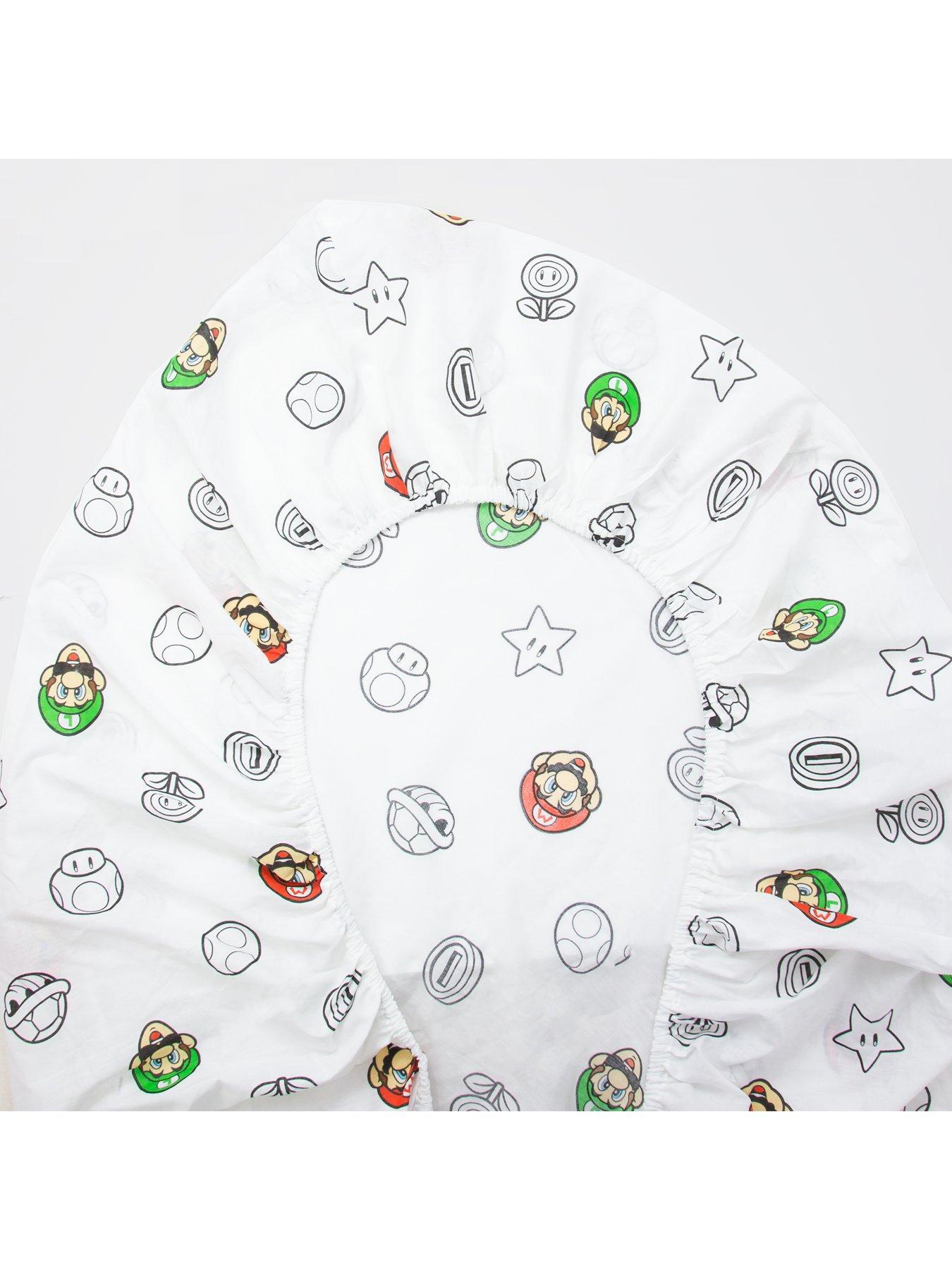 Image 6 of 6 of Nintendo Nintendo Pair Fitted Sheet- Double