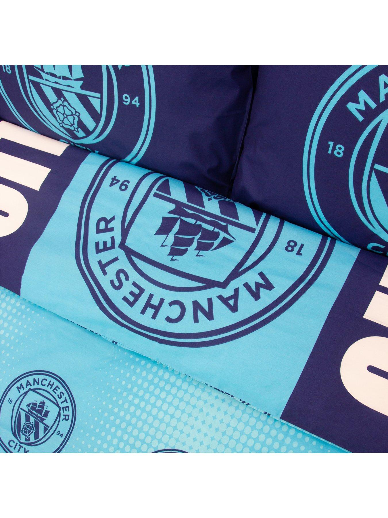 Image 6 of 7 of Manchester City Man City Flashy Rotary Duvet- Single