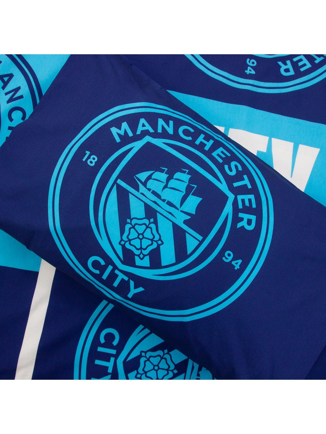 Image 7 of 7 of Manchester City Man City Flashy Rotary Duvet- Single