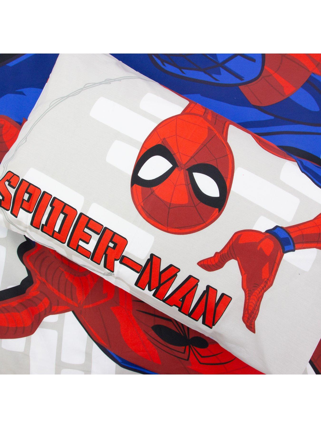 Image 7 of 7 of Spiderman Spiderman Adventure Panel Duvet- Single