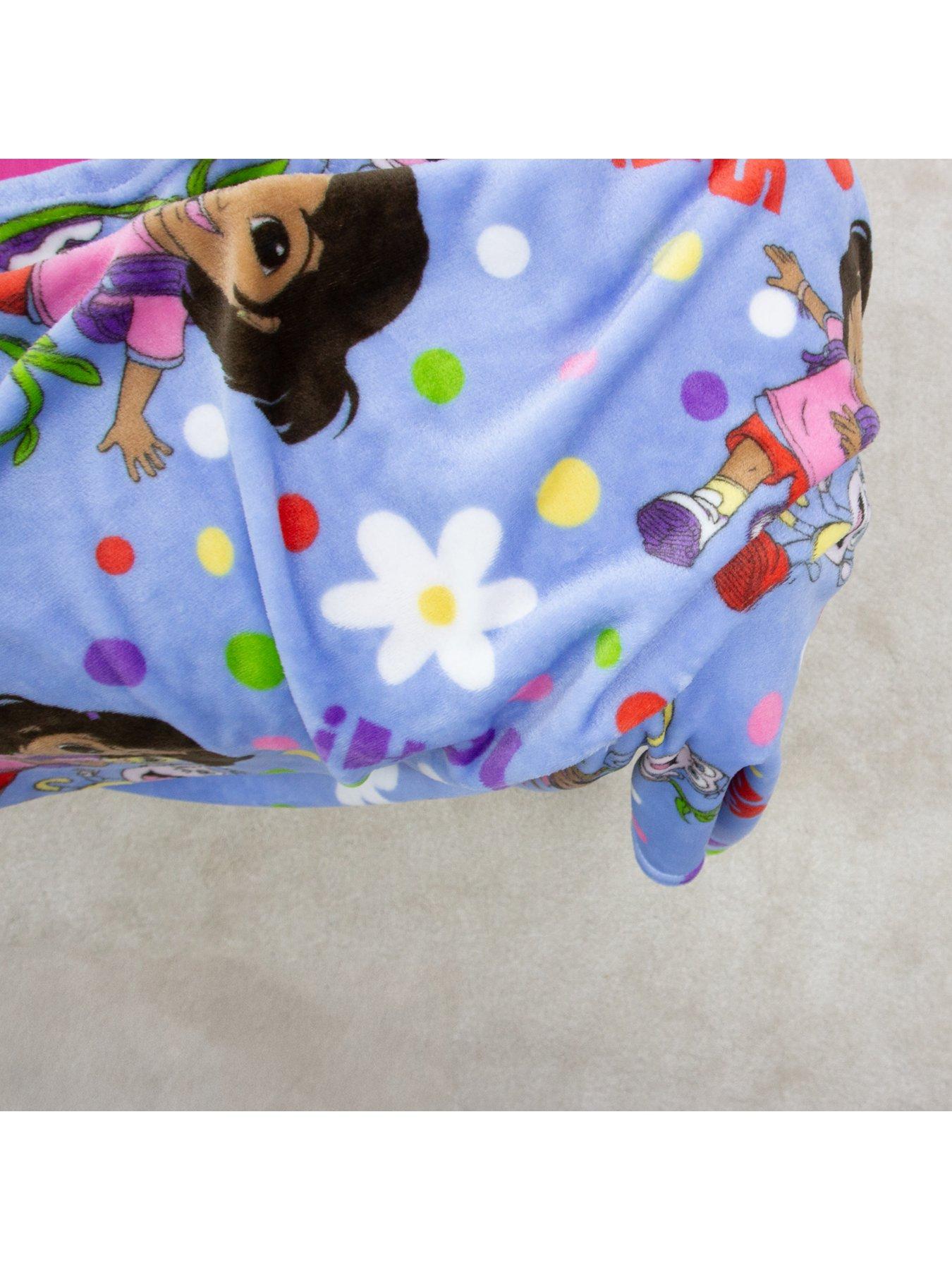 Image 3 of 7 of Dora the Explorer Dora The Explorer Hola Rotary Fleece Blanket