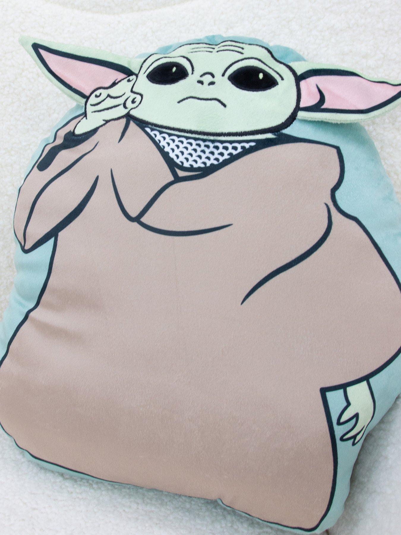 Image 1 of 6 of Star Wars Mandalorian Friend Shaped Cushion