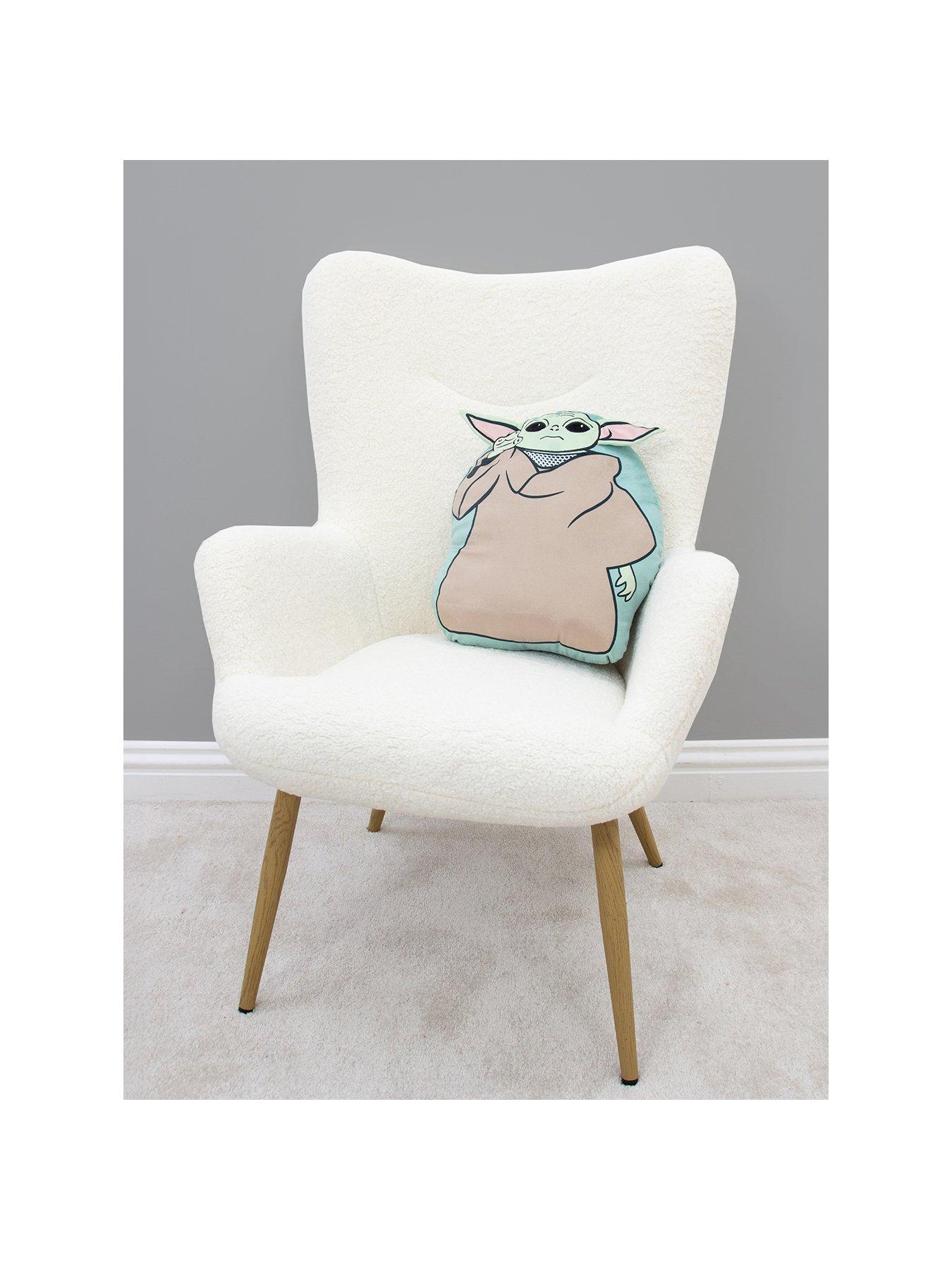 Image 2 of 6 of Star Wars Mandalorian Friend Shaped Cushion