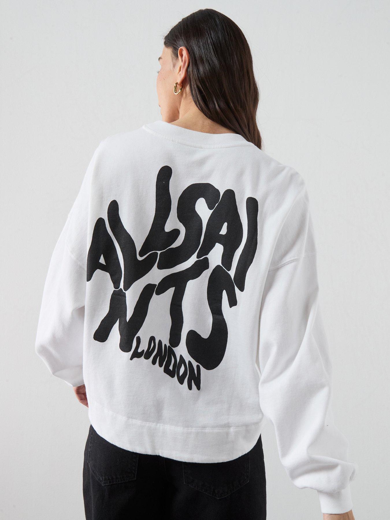 AllSaints Orlando Lila Sweatshirt - White