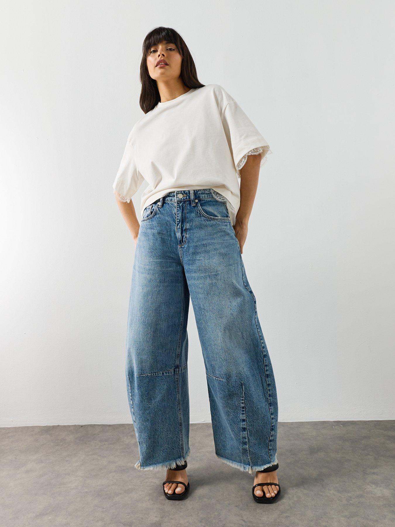Image 5 of 6 of AllSaints Payton Crop Jeans - Purple