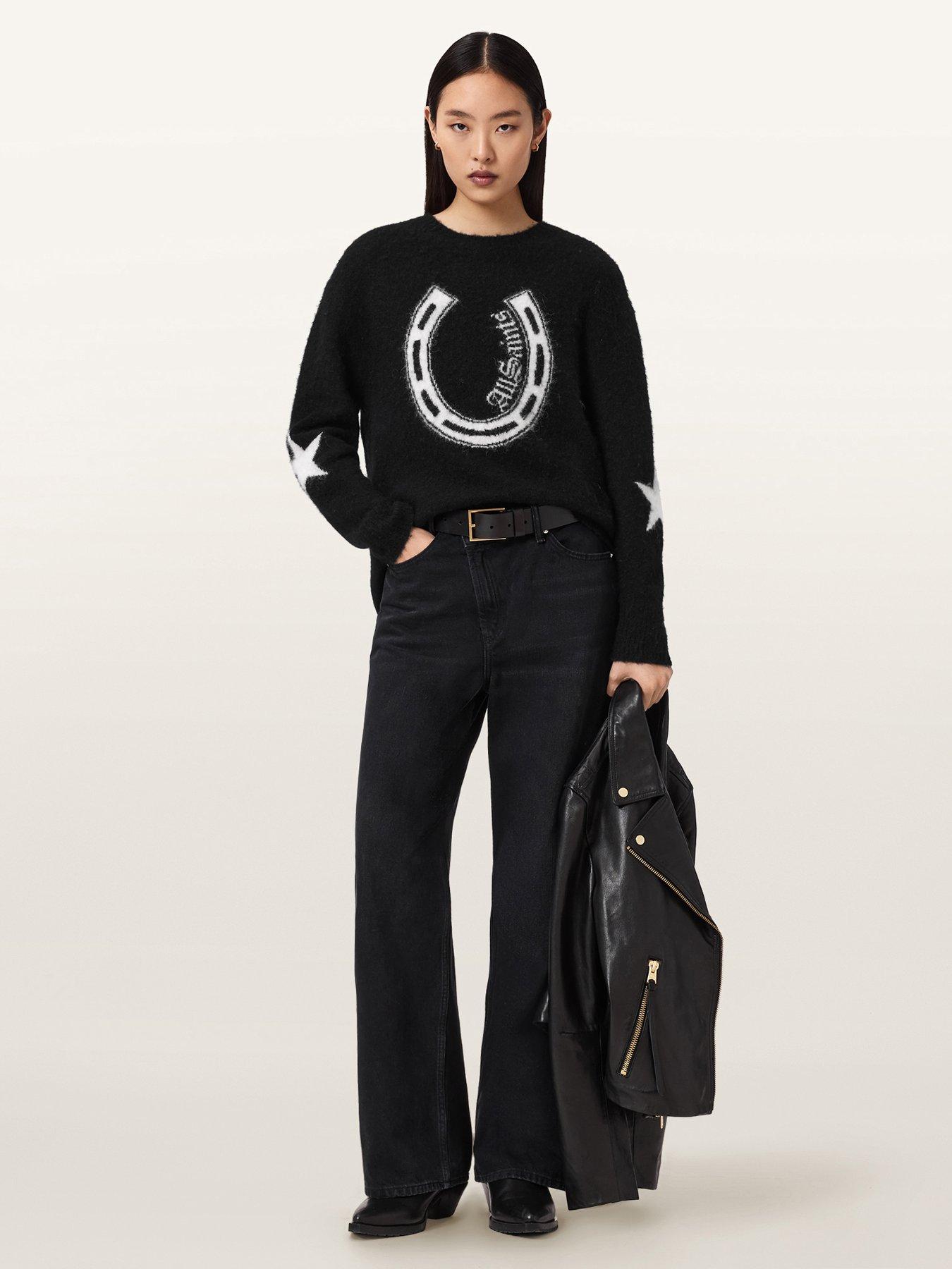 AllSaints Kismet Jumper - Black/White