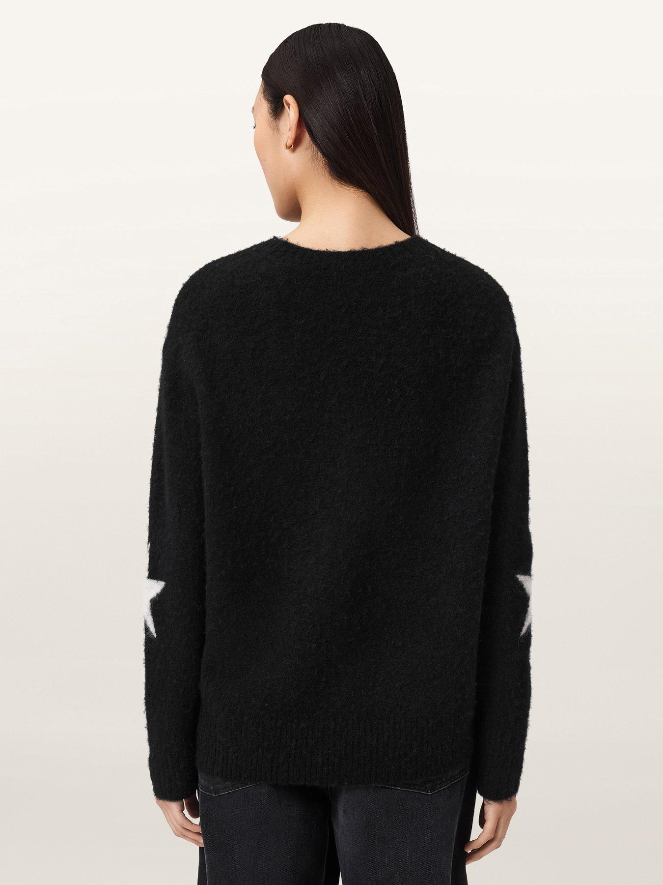 Image 2 of 4 of AllSaints Kismet Jumper - Black/White