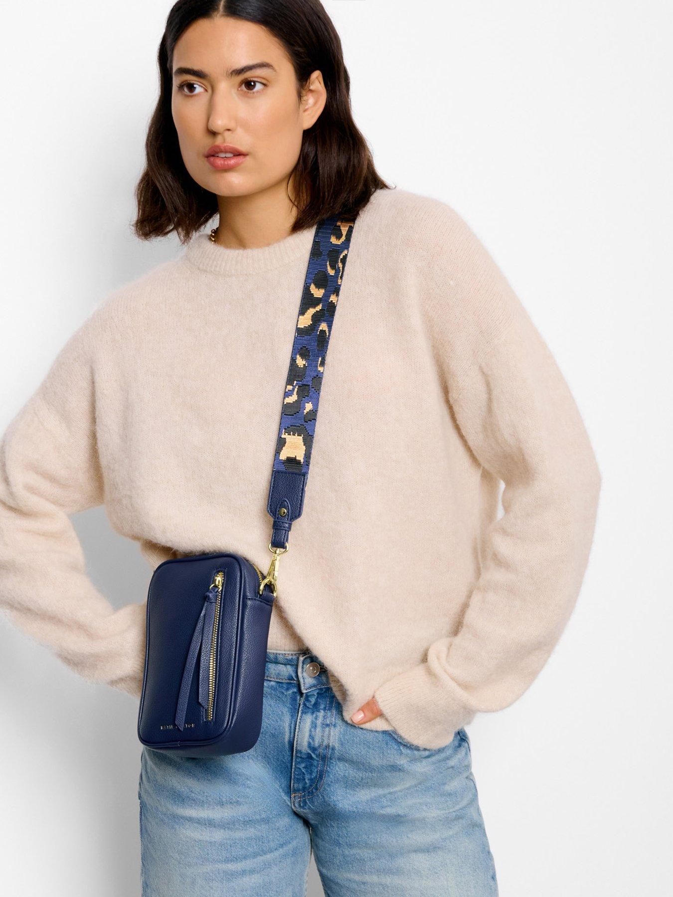 Katie Loxton Hallie Small Crossbody Bag - Midnight Blue - 19.5cm X 12.5cm X 4.5cm