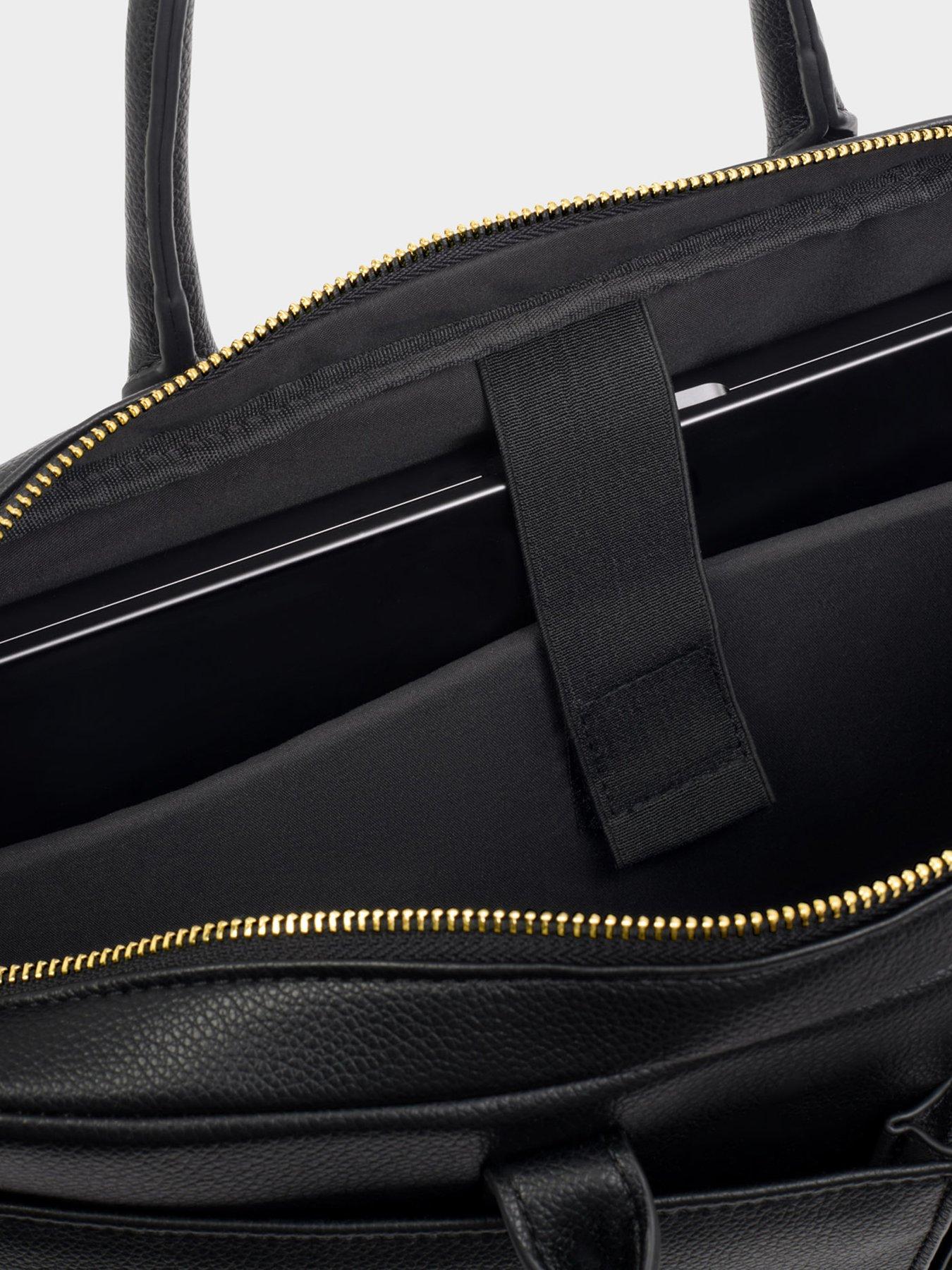katie-loxton-city-laptop-bag-blackdetail
