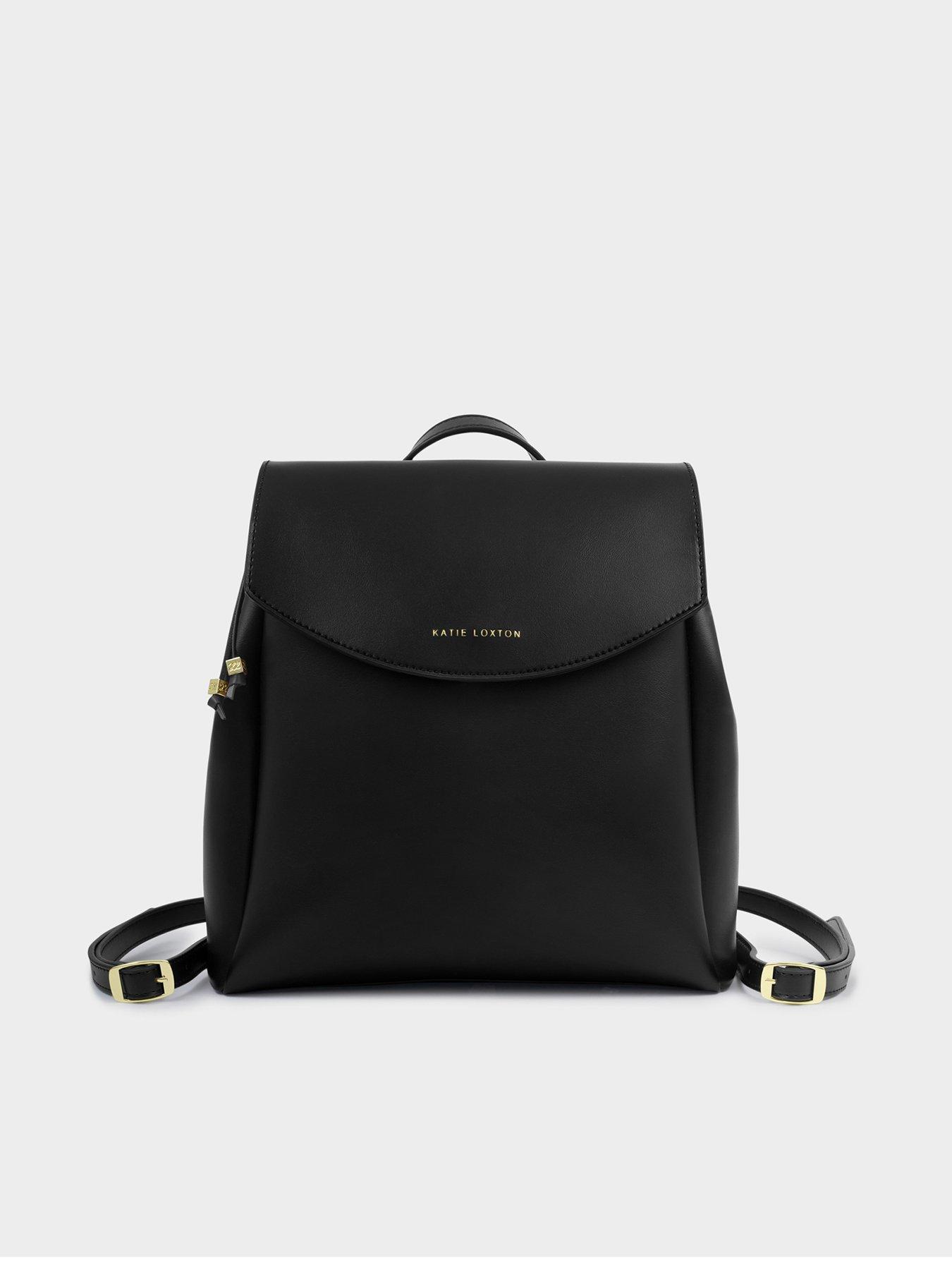 katie-loxton-nadia-medium-backpack-blackstillFront