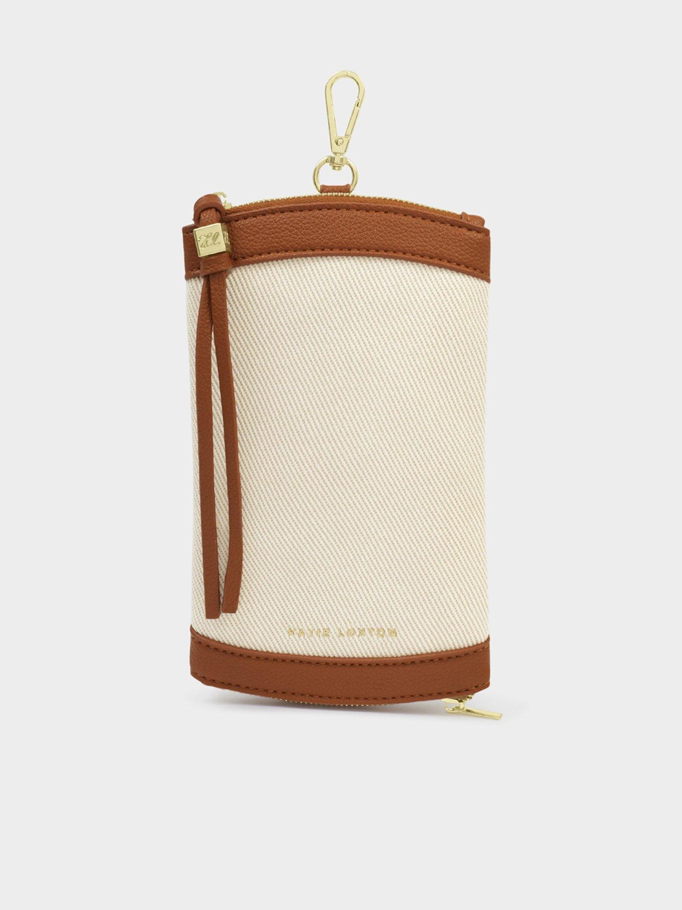 Katie Loxton Duo Sunglasses Case Canvas/ Cognac 20cm X 11.2cm