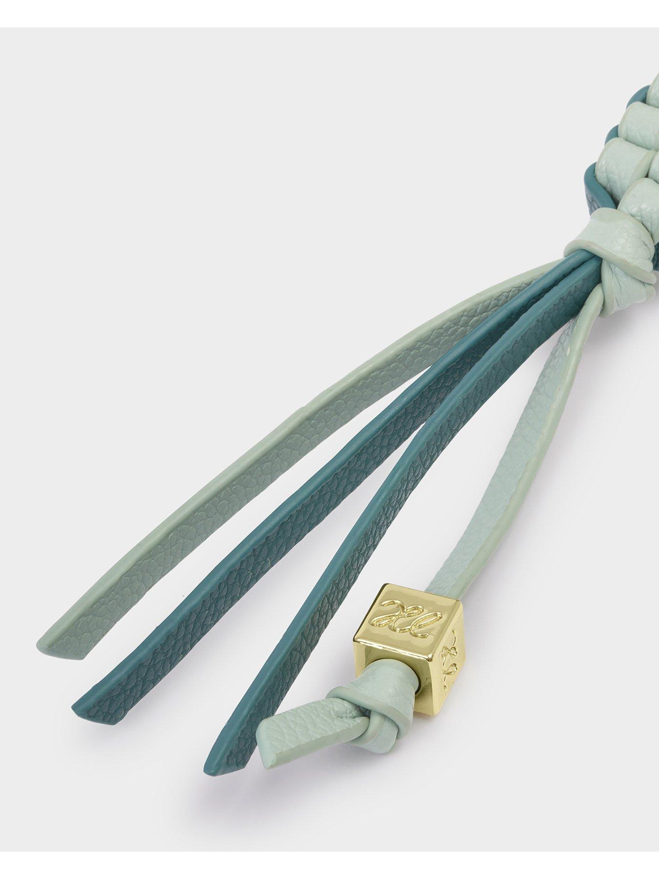 katie-loxton-braided-keyring-bag-charm-deep-teal-jelly-mintback