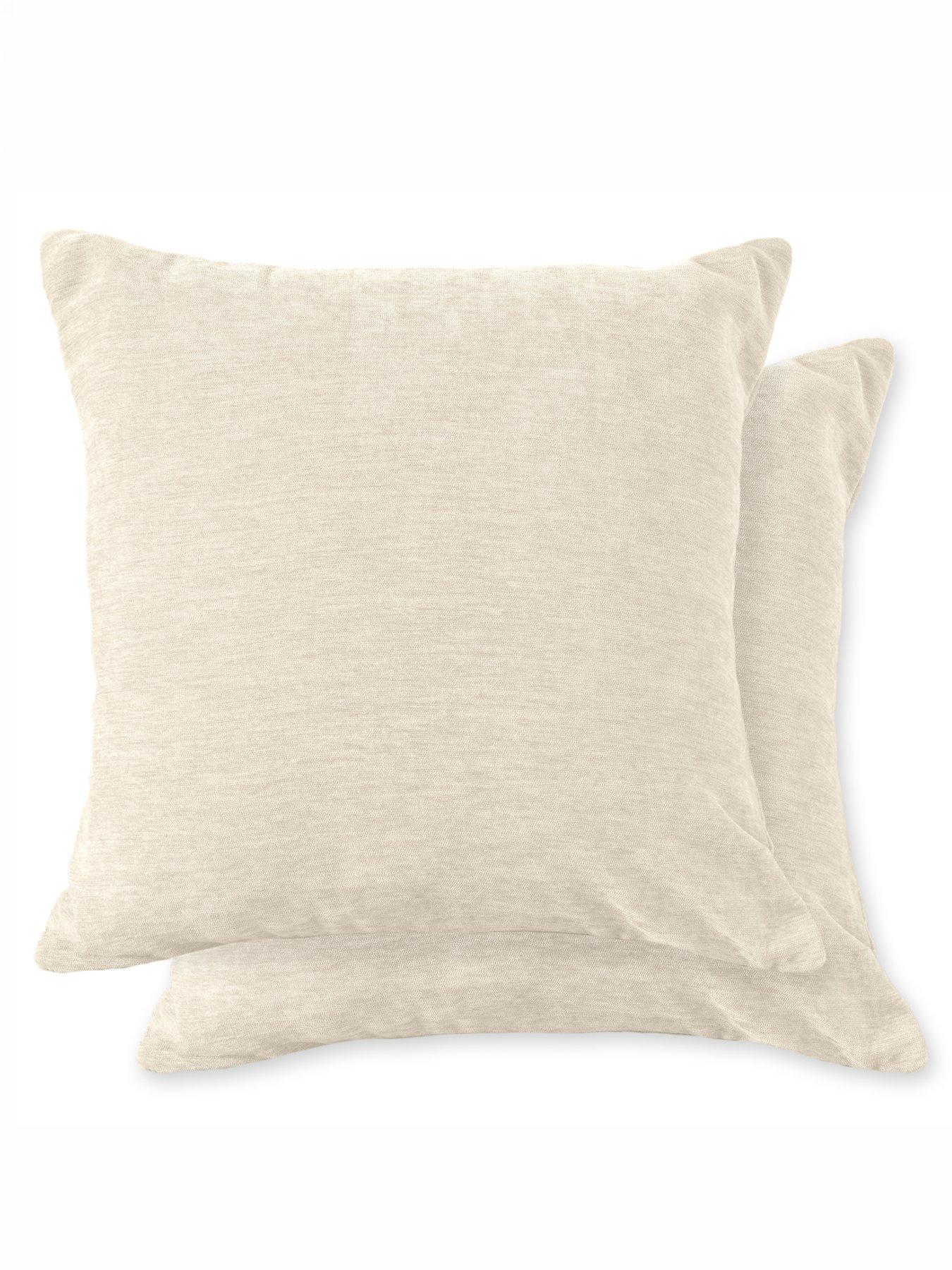 The Very Collection Canterbury Chenille Filled Cushion Pair