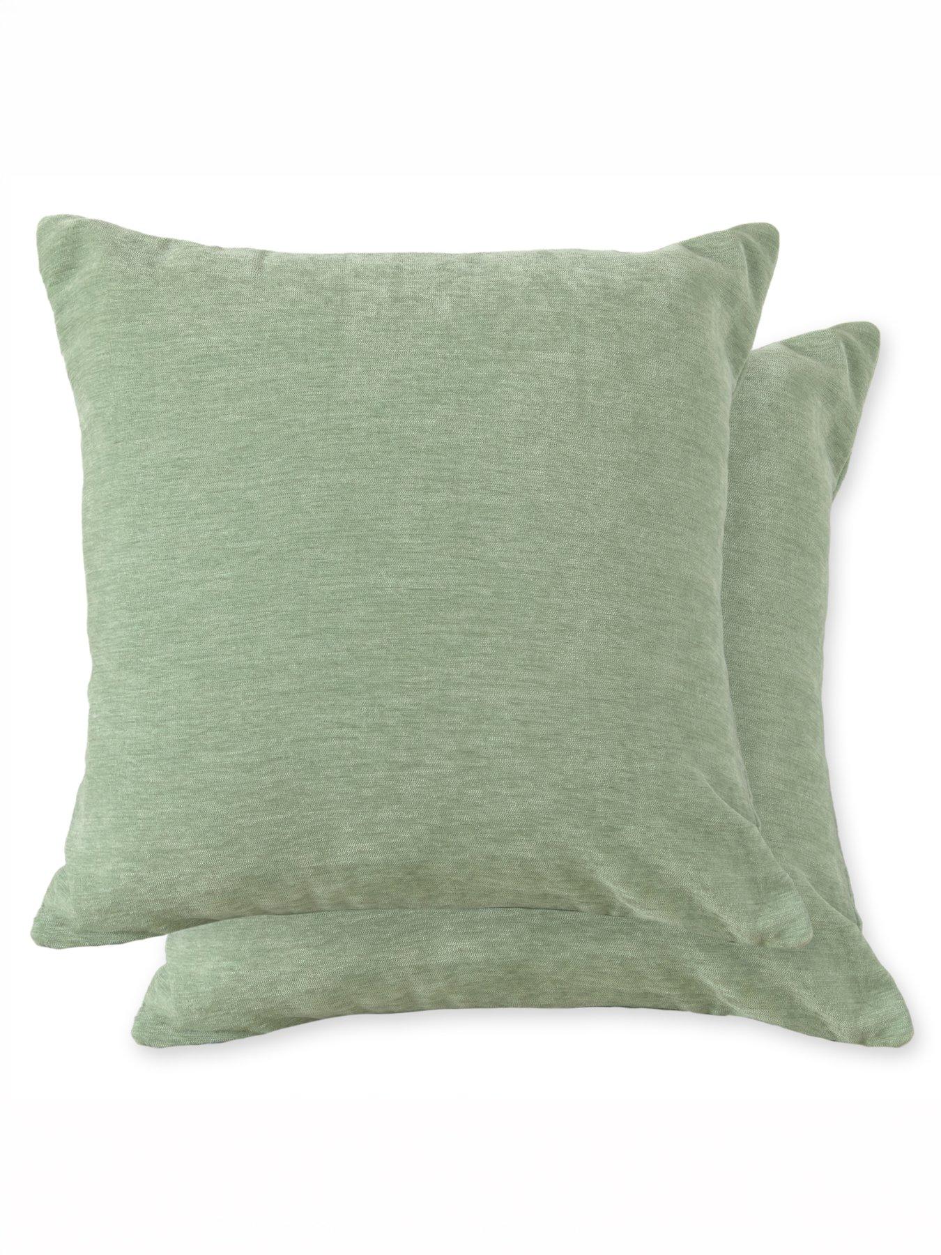 The Very Collection Canterbury Chenille Filled Cushion Pair