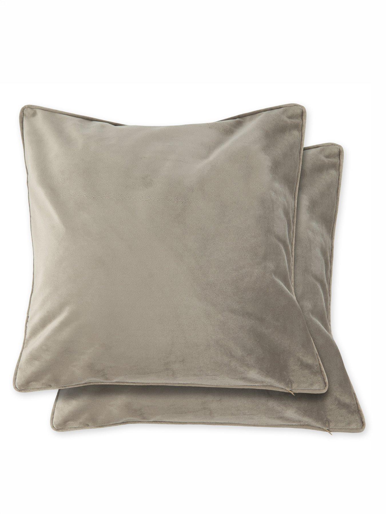 The Very Collection Dusk Velvet Filled Cushion Pair