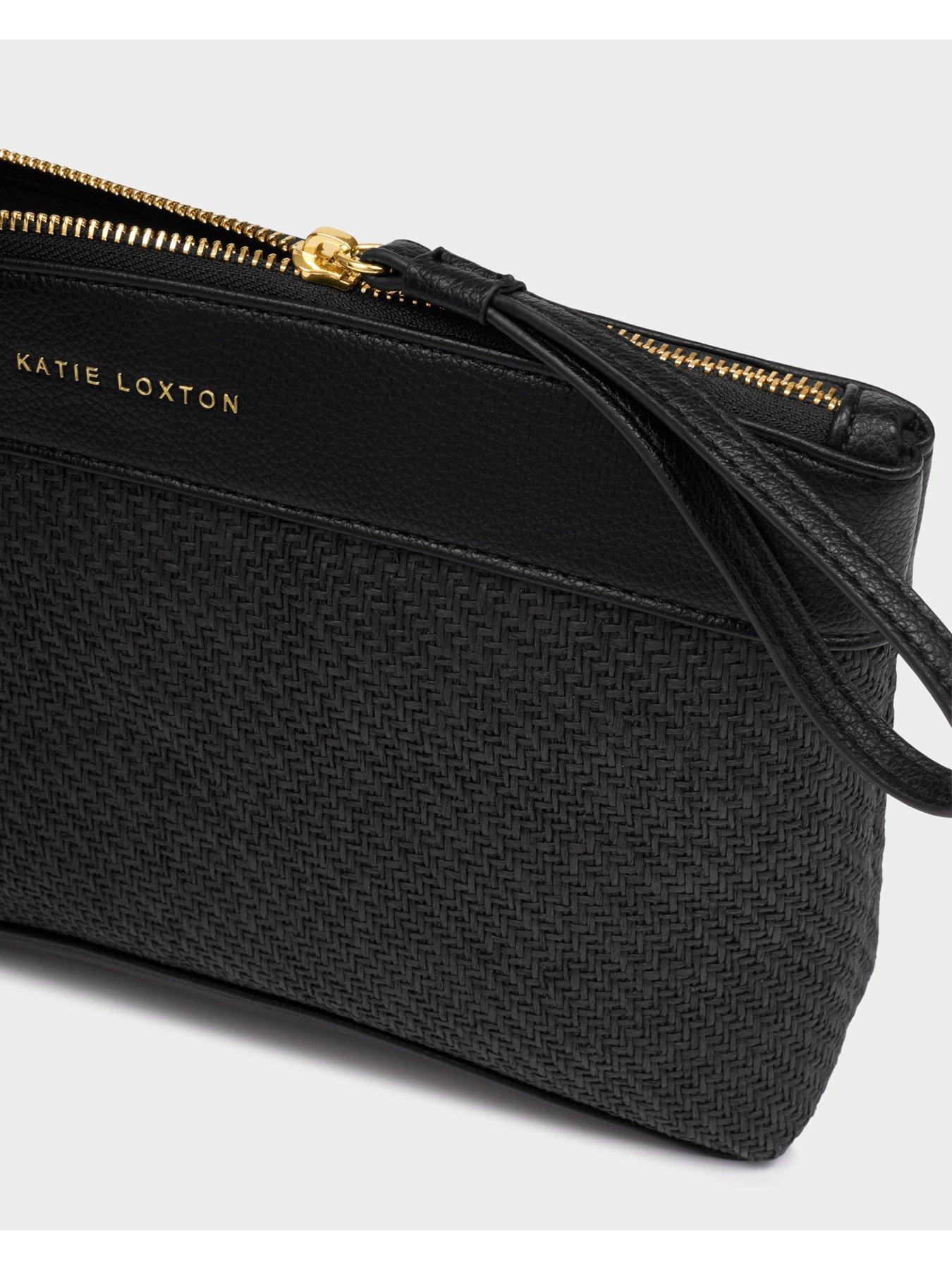 katie-loxton-wristlet-clutch-black-raffiadetail