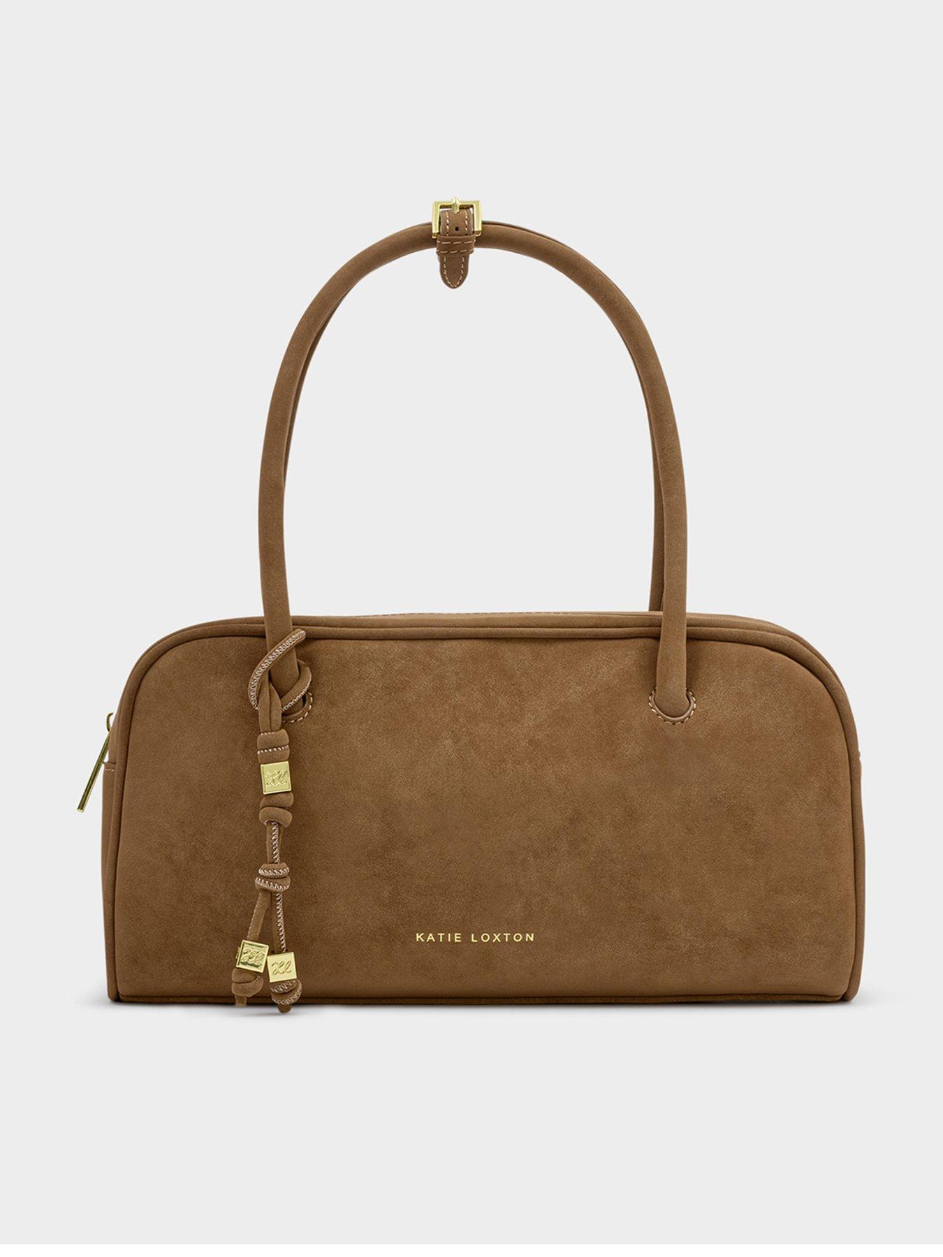 katie-loxton-hadley-suedette-bowling-bag-caramelstillFront