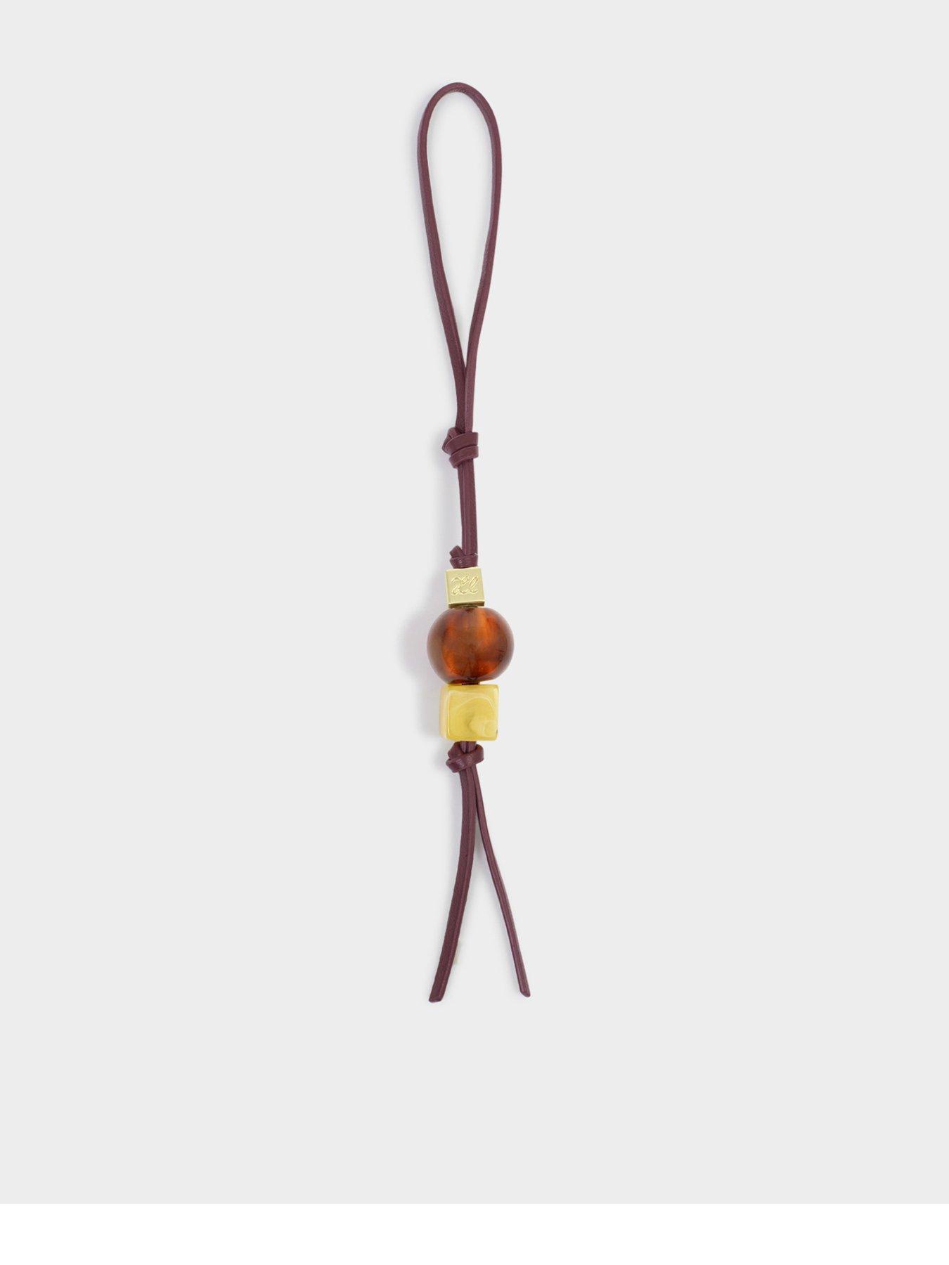 katie-loxton-beaded-keyring-bag-charm-bitter-chocolatefront