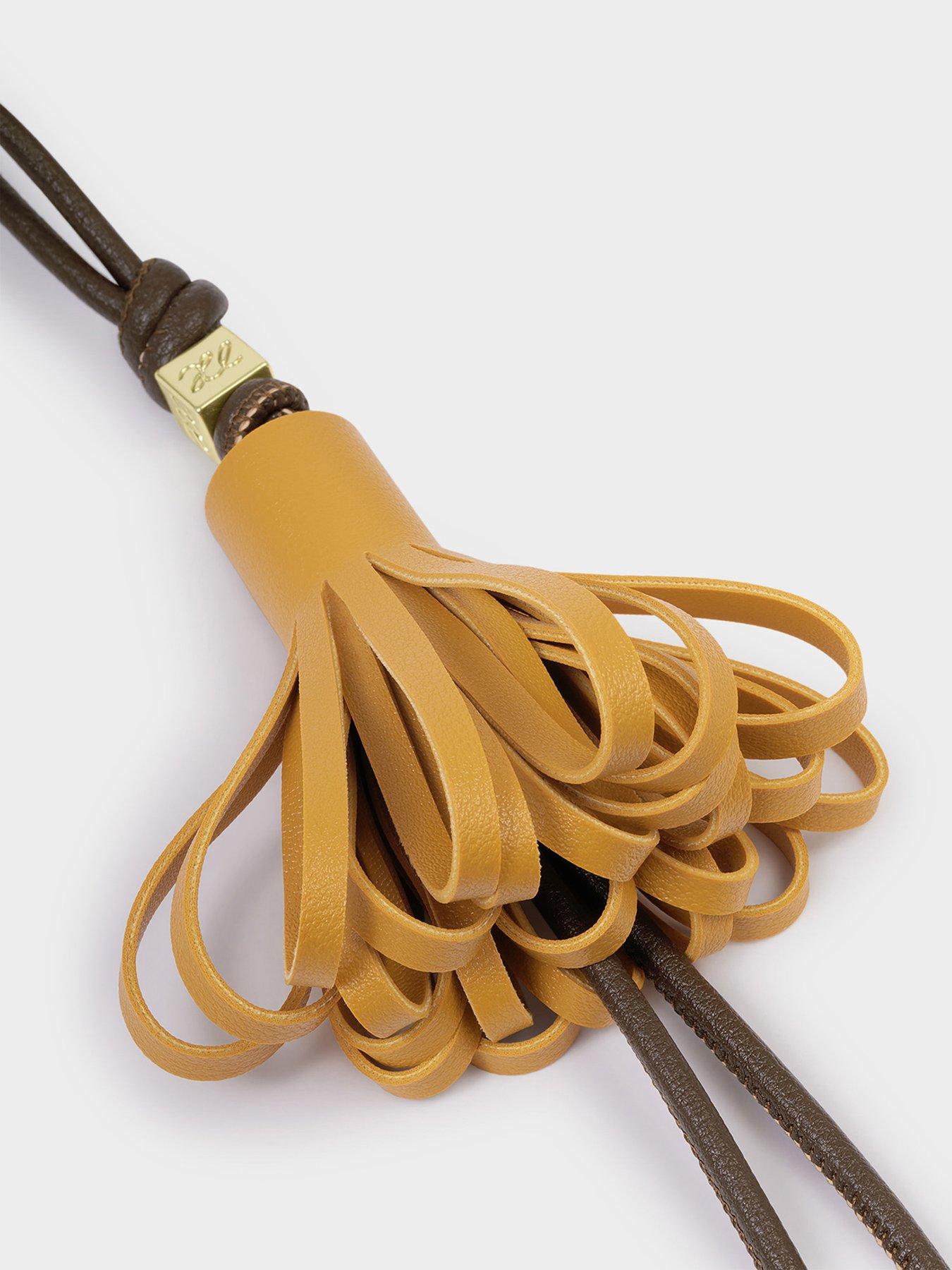 katie-loxton-tassel-bag-charm-bitter-chocolateyellowback