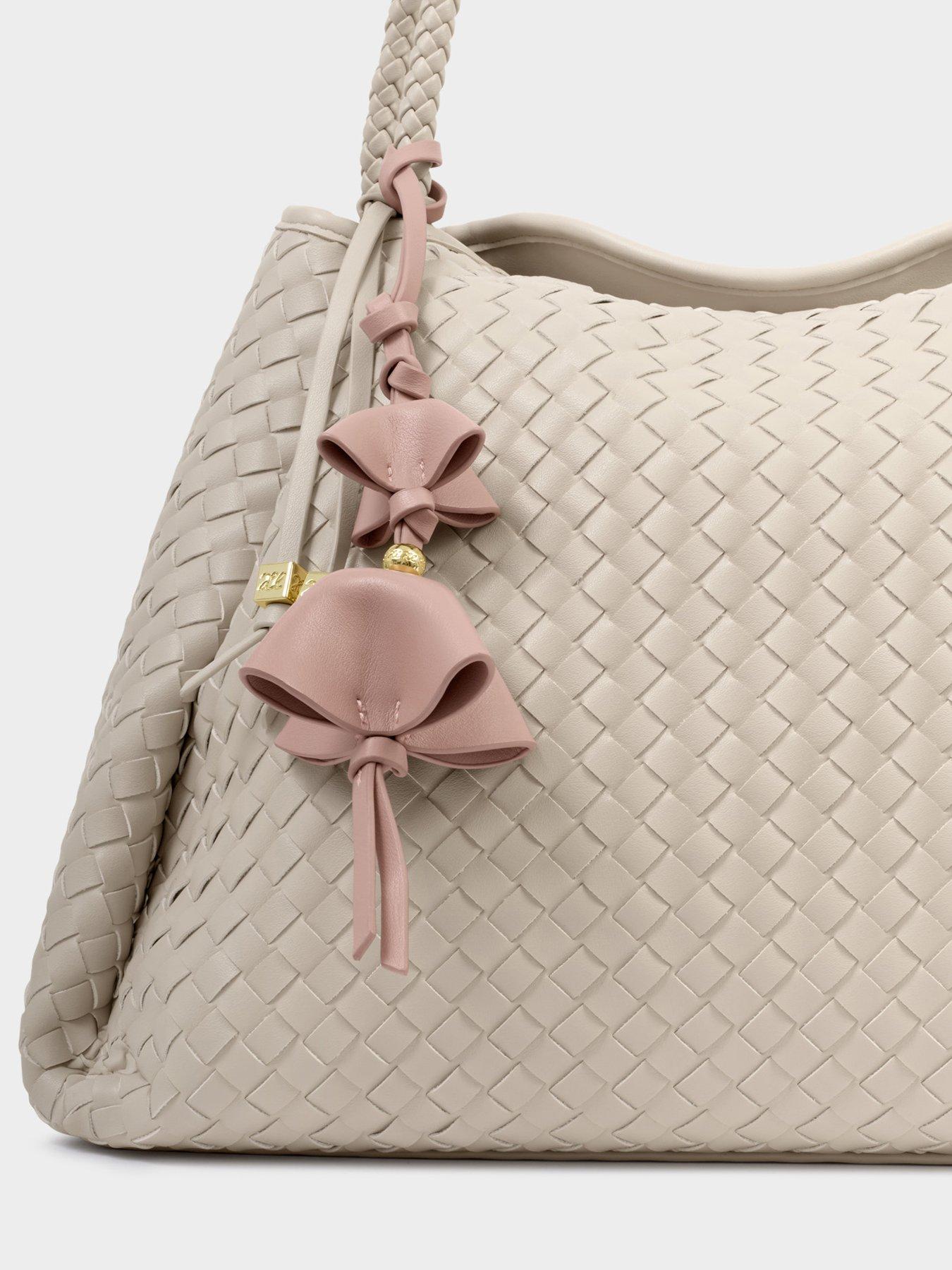 katie-loxton-tulip-bag-charm-pink-heatherstillFront