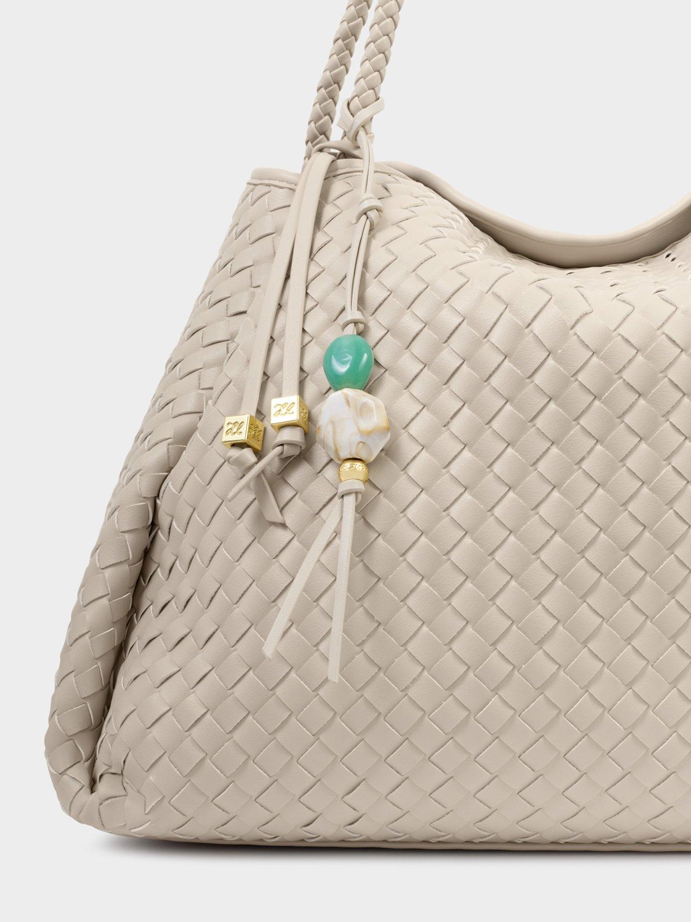 katie-loxton-beaded-keyring-bag-charm-oysterstillFront