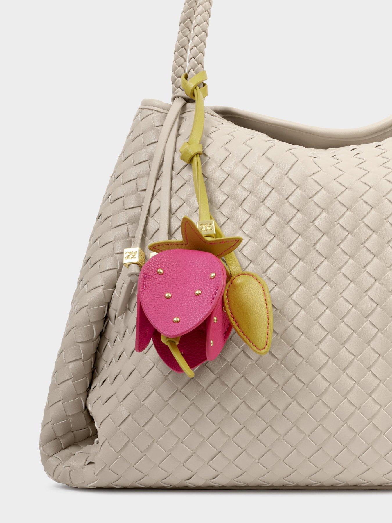 katie-loxton-strawberry-bag-charm-pinkstillFront