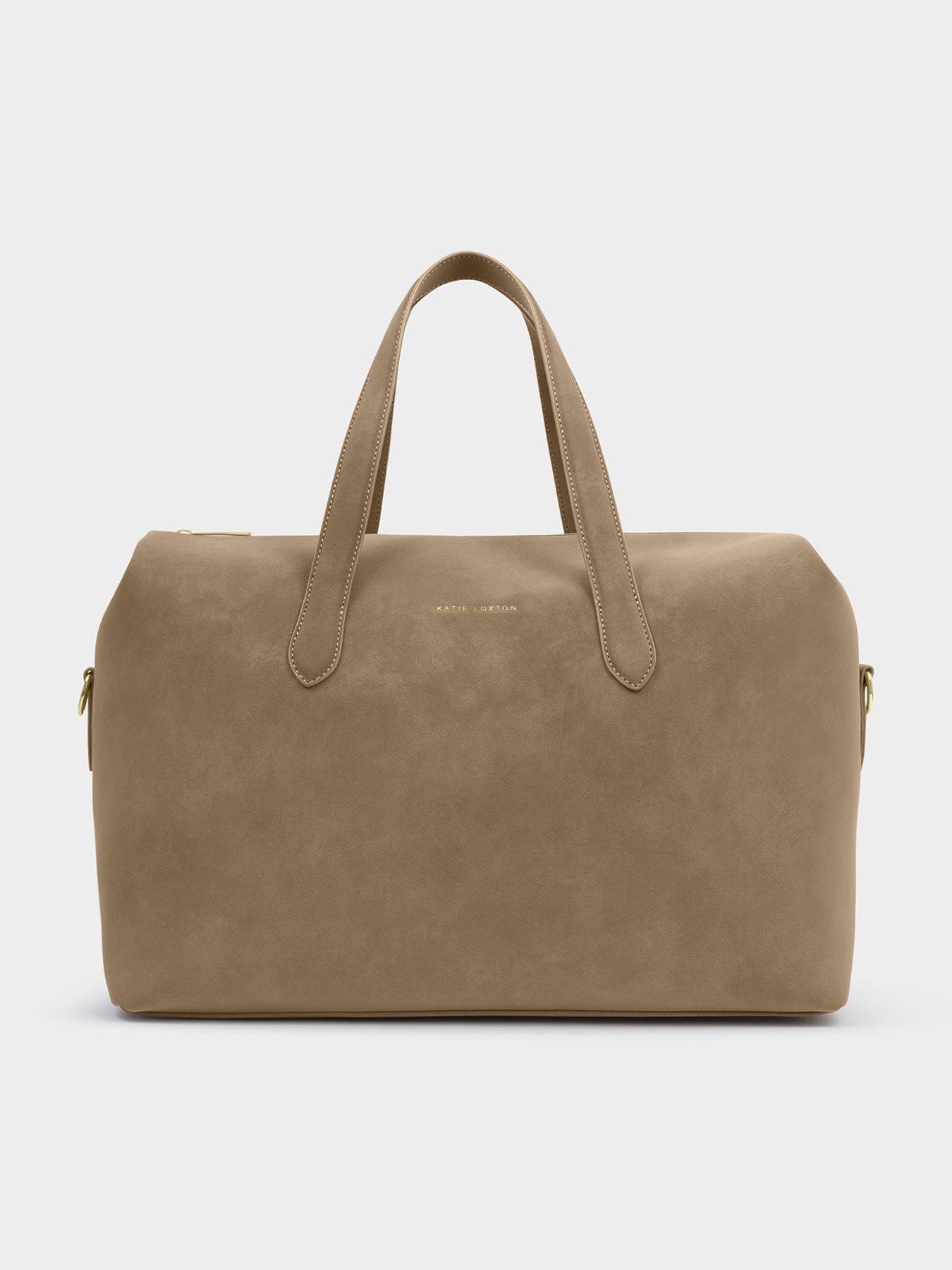 Image 2 of 6 of Katie Loxton Milan Cabin Bag - Taupe Suedette