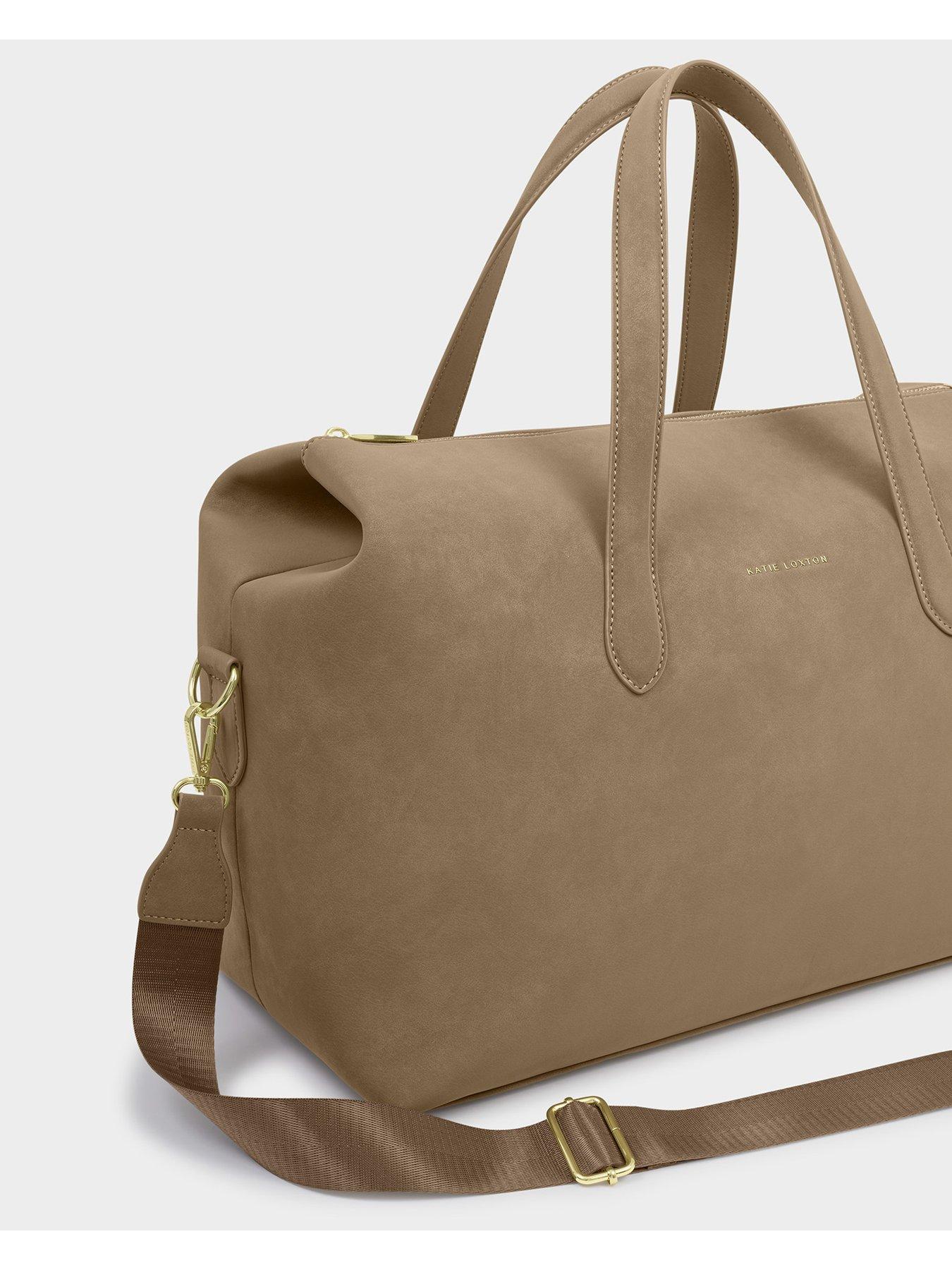 Image 4 of 6 of Katie Loxton Milan Cabin Bag - Taupe Suedette
