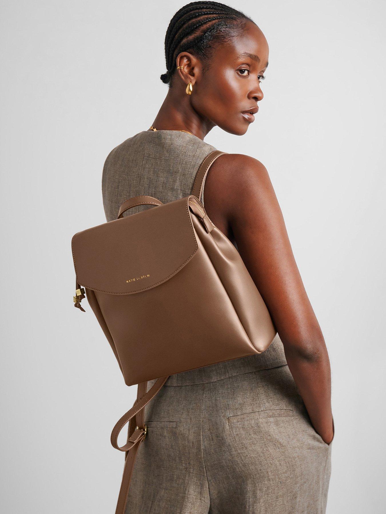 katie-loxton-nadia-medium-backpack-chocolatefront