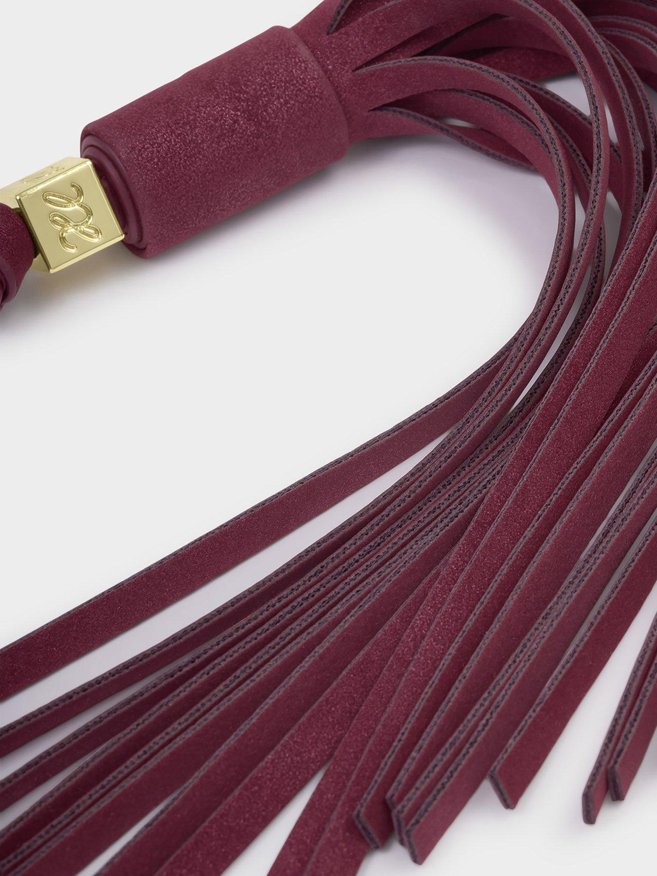 katie-loxton-oversized-tassel-bag-charm-cherry-suedetteoutfit