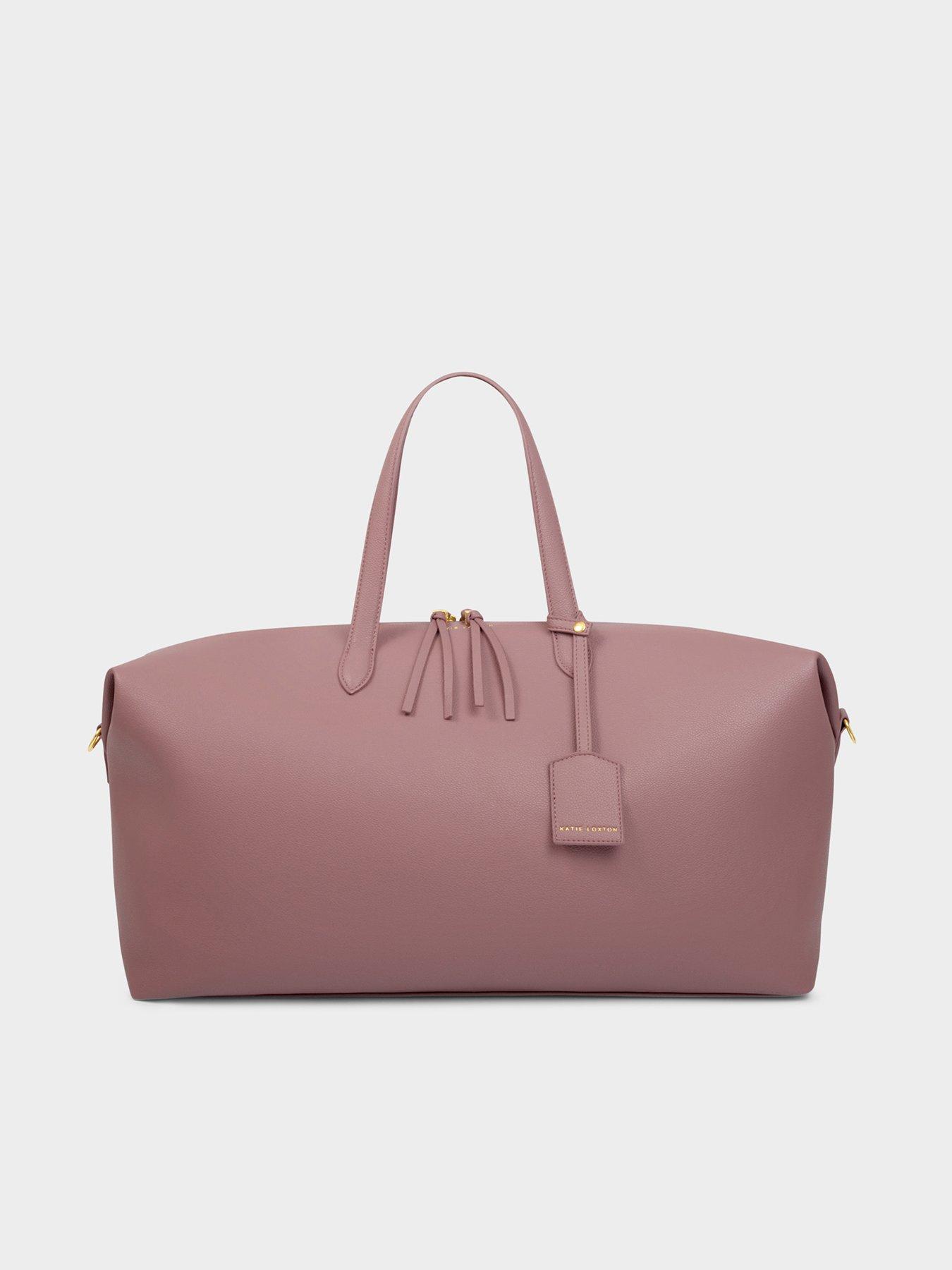 katie-loxton-soho-weekend-bag-deep-rosefront