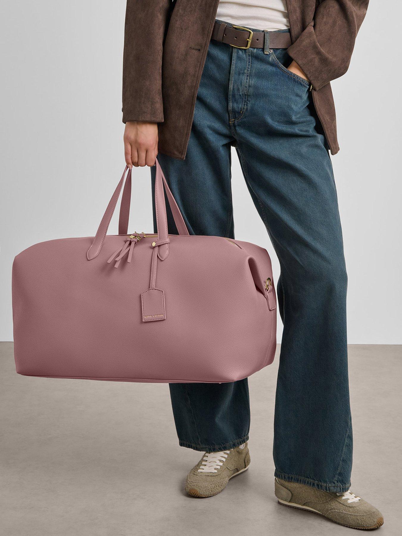 katie-loxton-soho-weekend-bag-deep-rosestillFront