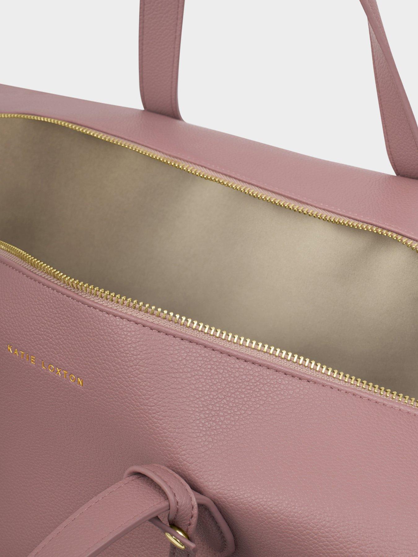 katie-loxton-soho-weekend-bag-deep-roseoutfit