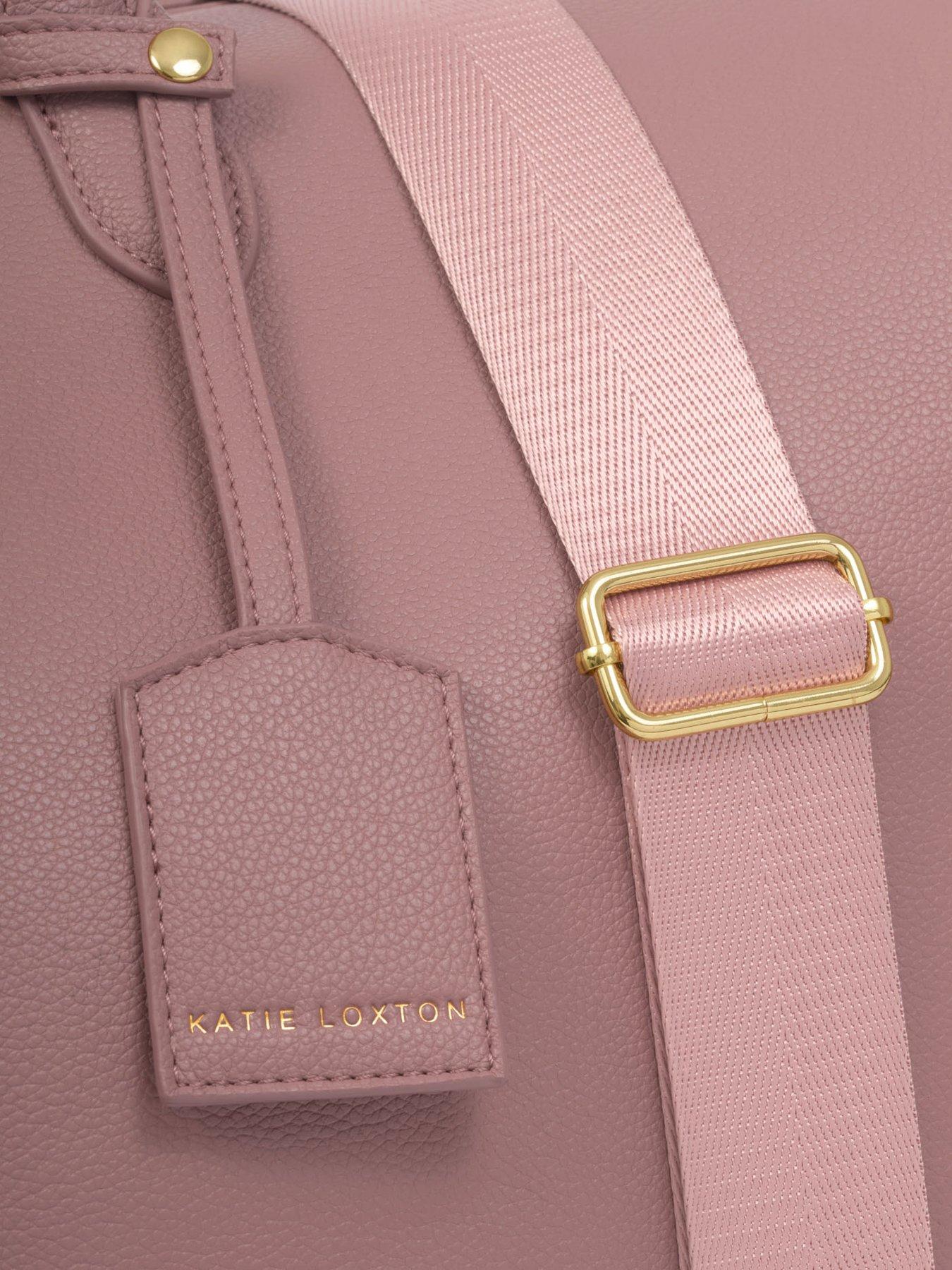 katie-loxton-soho-weekend-bag-deep-rosedetail