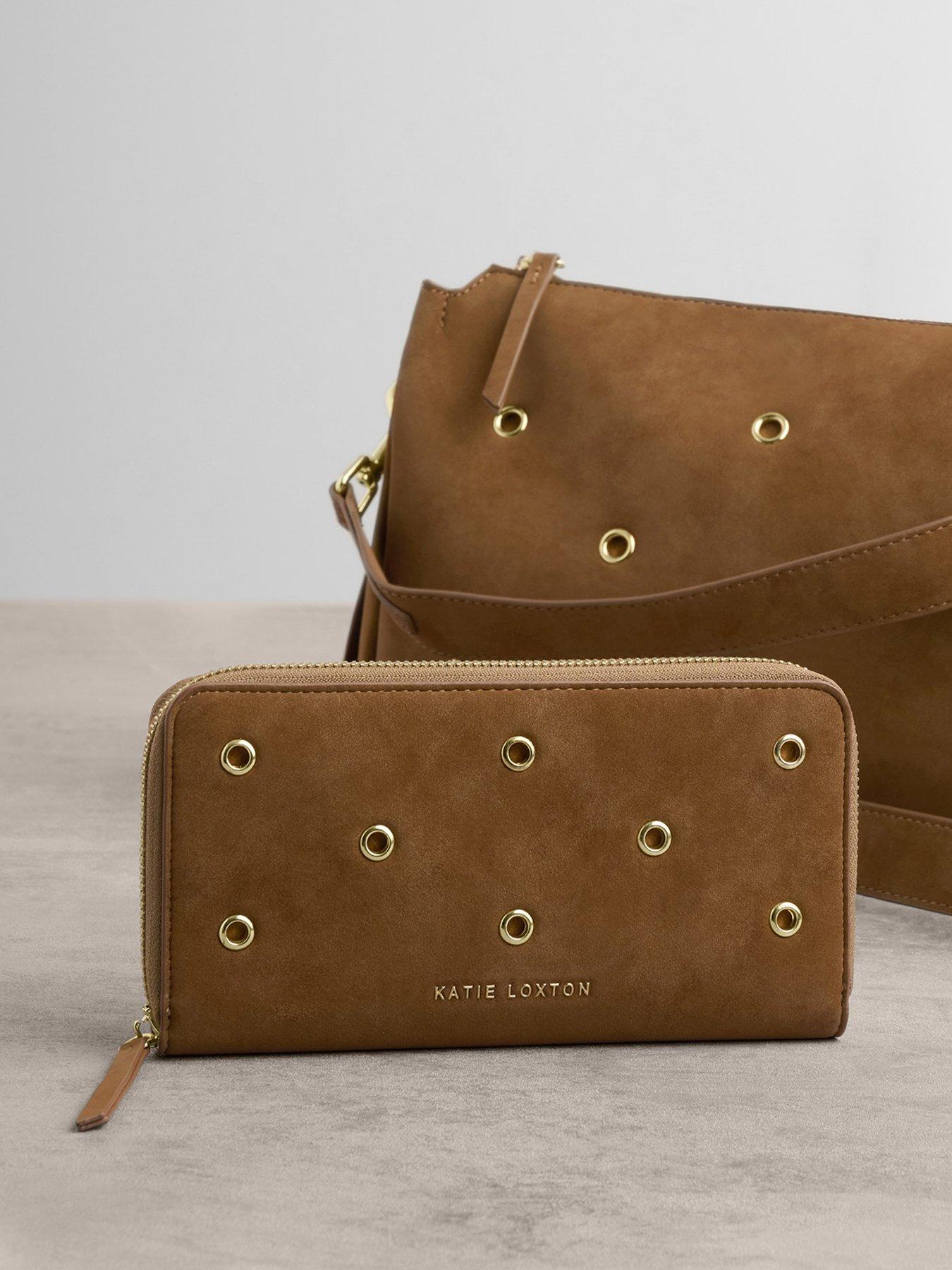 katie-loxton-large-purse-caramel-suedettestillFront
