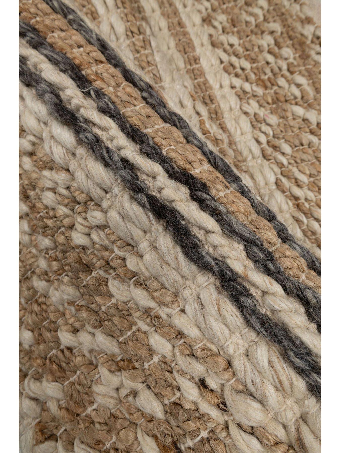 Image 3 of 4 of The Very Collection Wool Jute Flatweave Rug