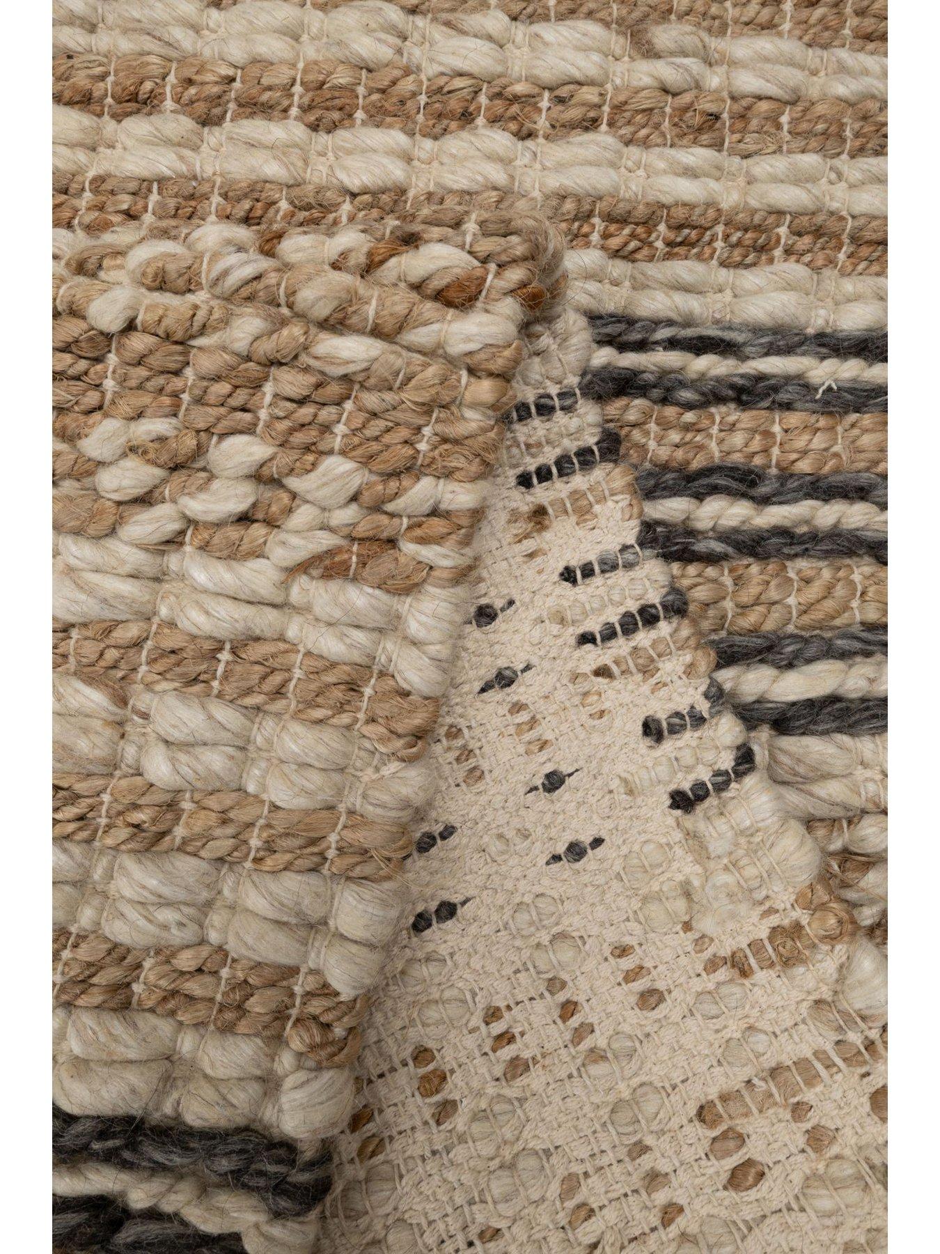 Image 4 of 4 of The Very Collection Wool Jute Flatweave Rug