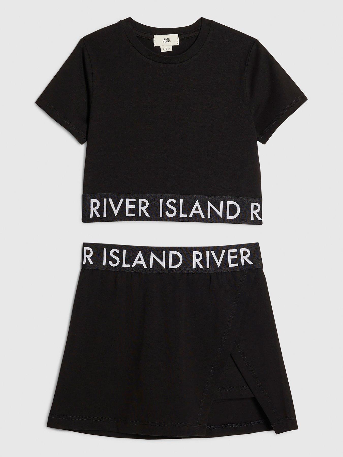 river-island-older-girls-waistband-t-shirt-and-skort-set-black