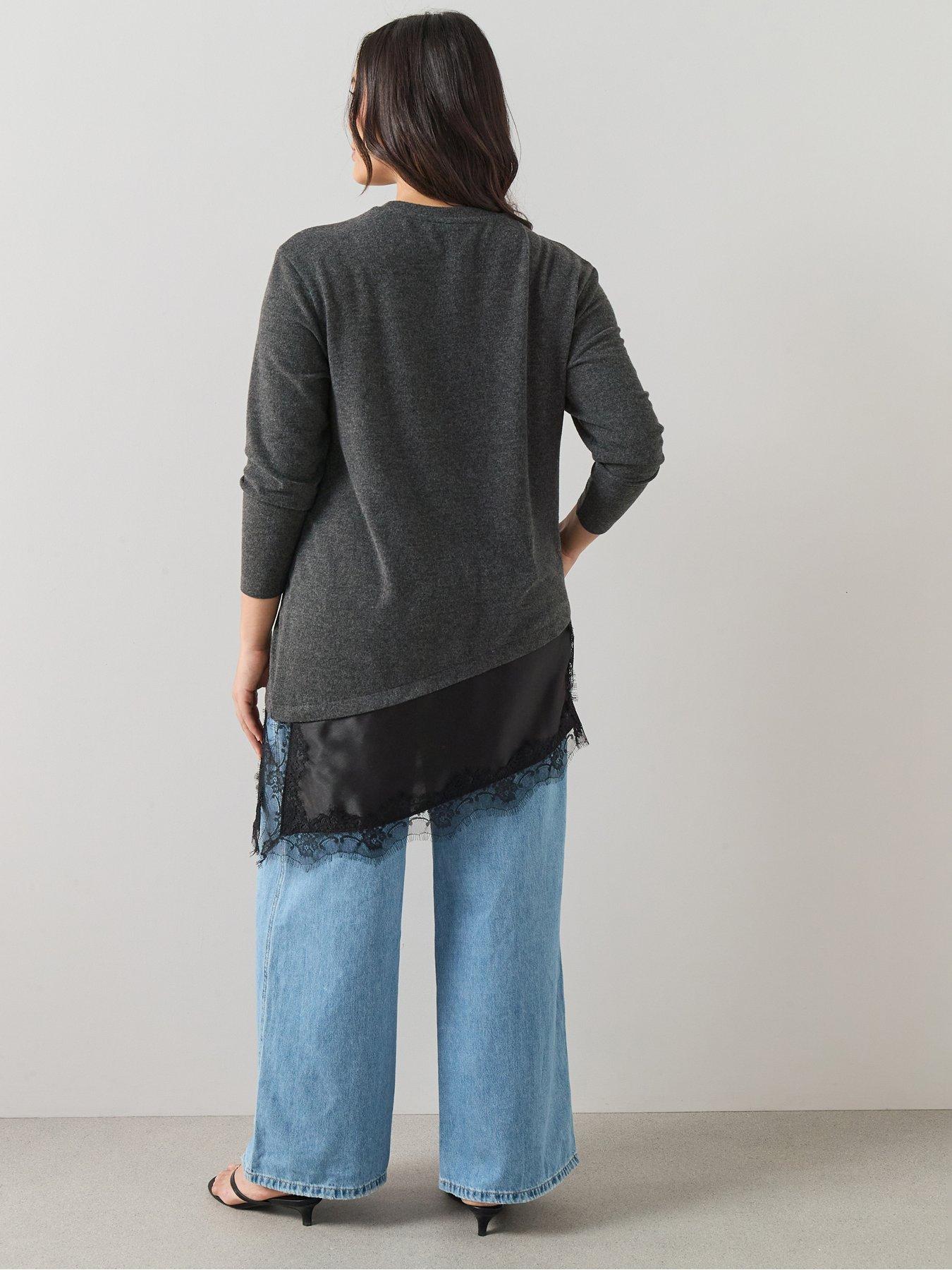 the-very-collection-curve-lace-trim-jumper-dark-greydetail