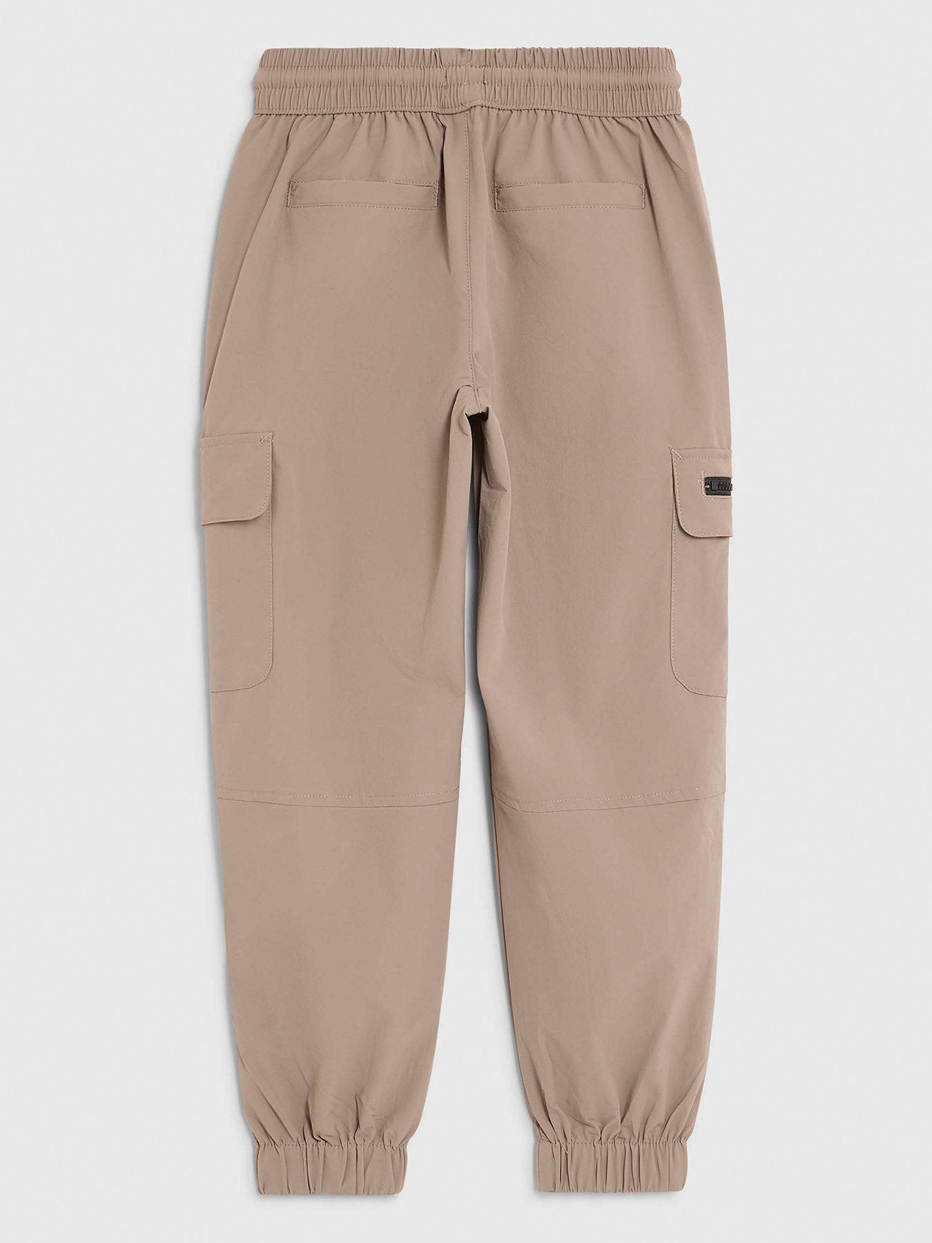 river-island-older-boys-zip-cargo-trousers-beigeback