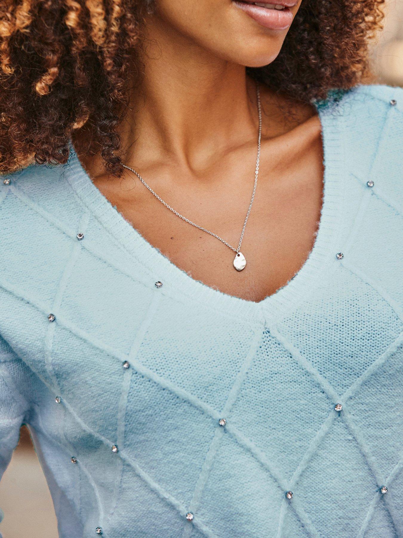 sosandar-pointelle-diamante-embellished-jumper-aqua-blueback